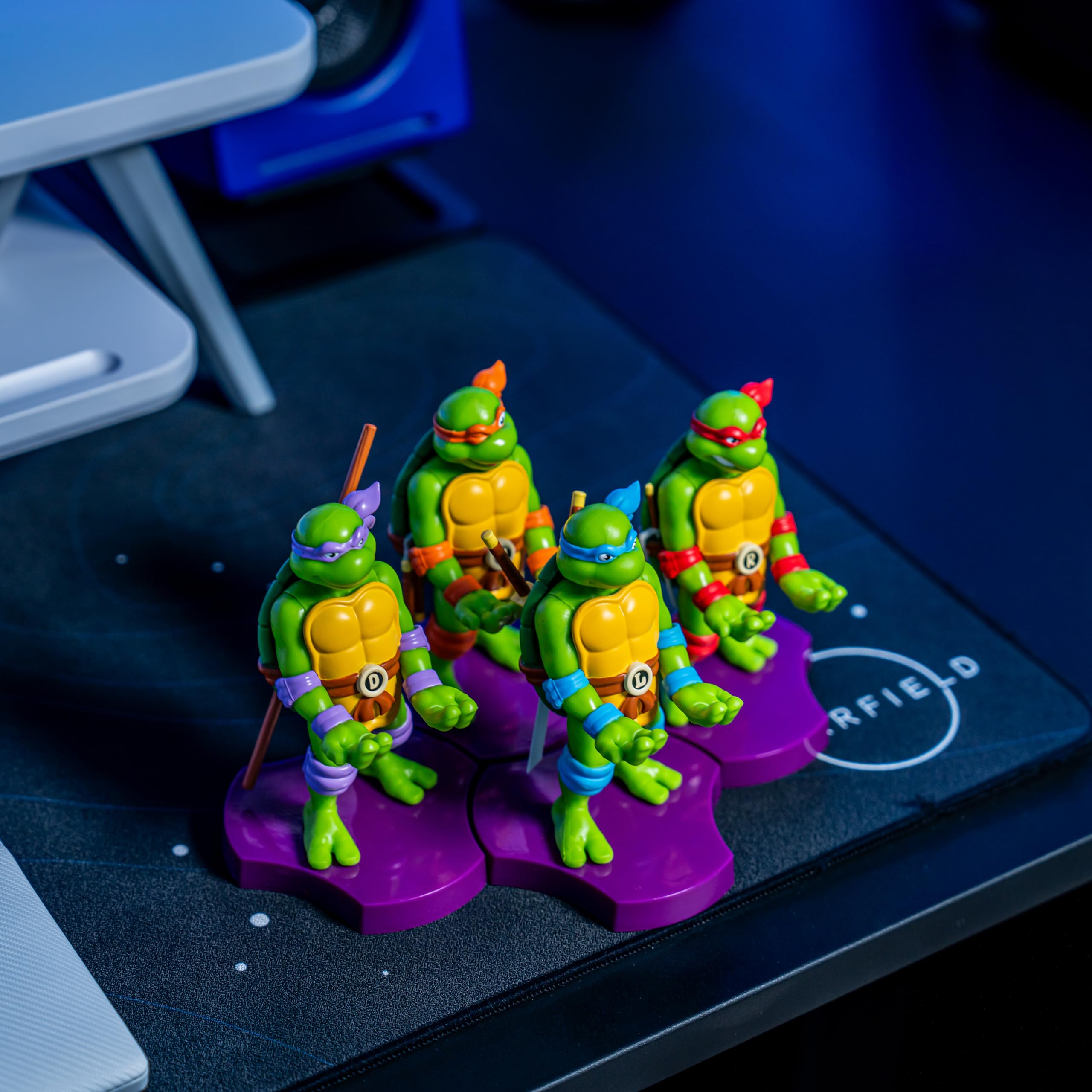 Teenage Mutant Ninja Turtles Raphael Mini Tech Holder – Cable Guys Minis Telefon- und Ohrhörerständer 14