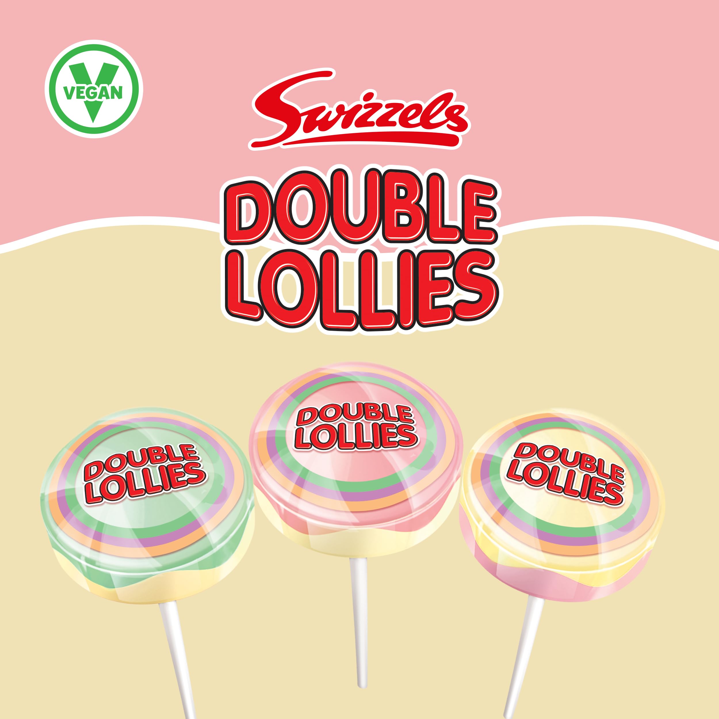 Swizzels Original Double Lollies - Assorted Fruity Sweets in Can 5