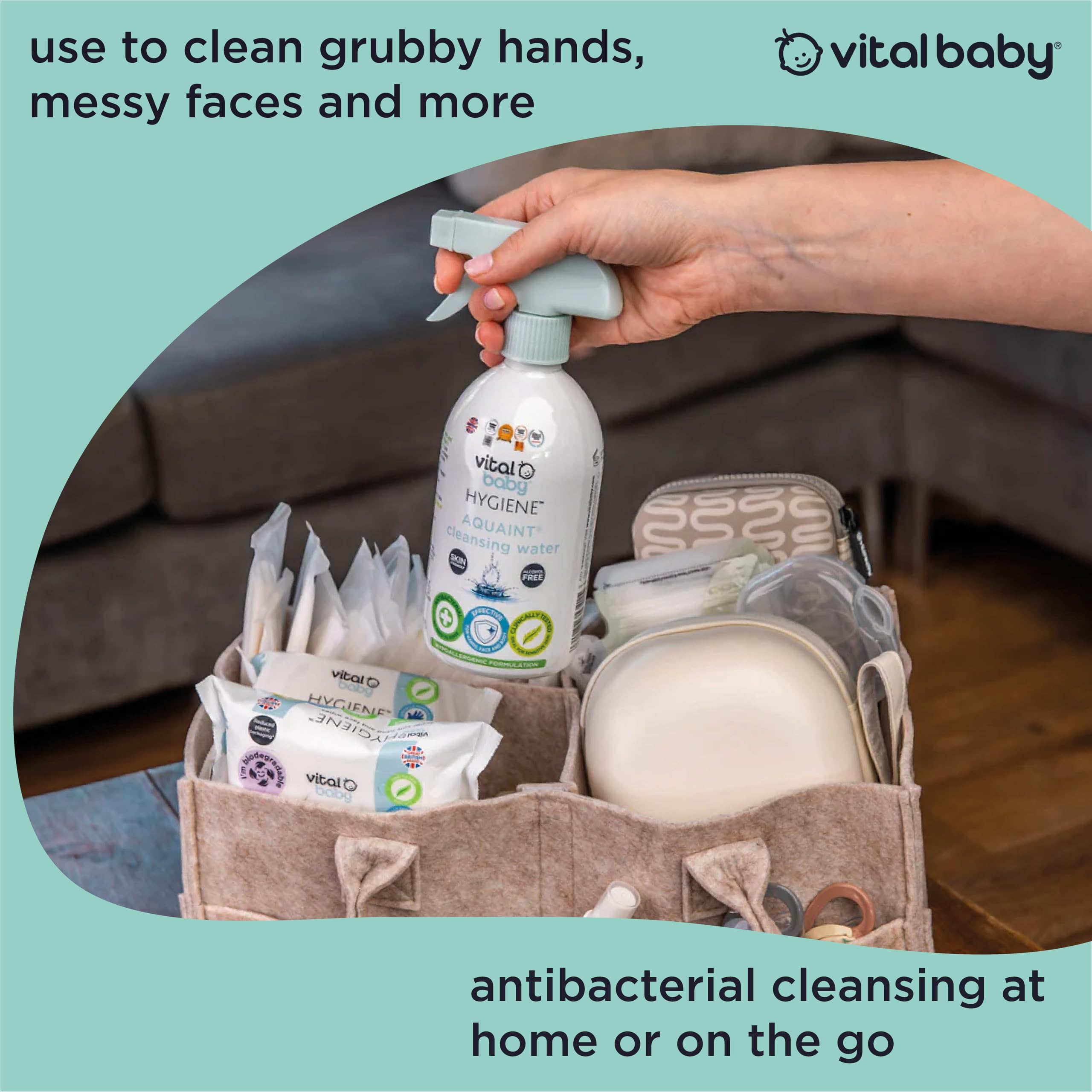 Vital Baby - Aquaint Cleansing Water (500ml) 6