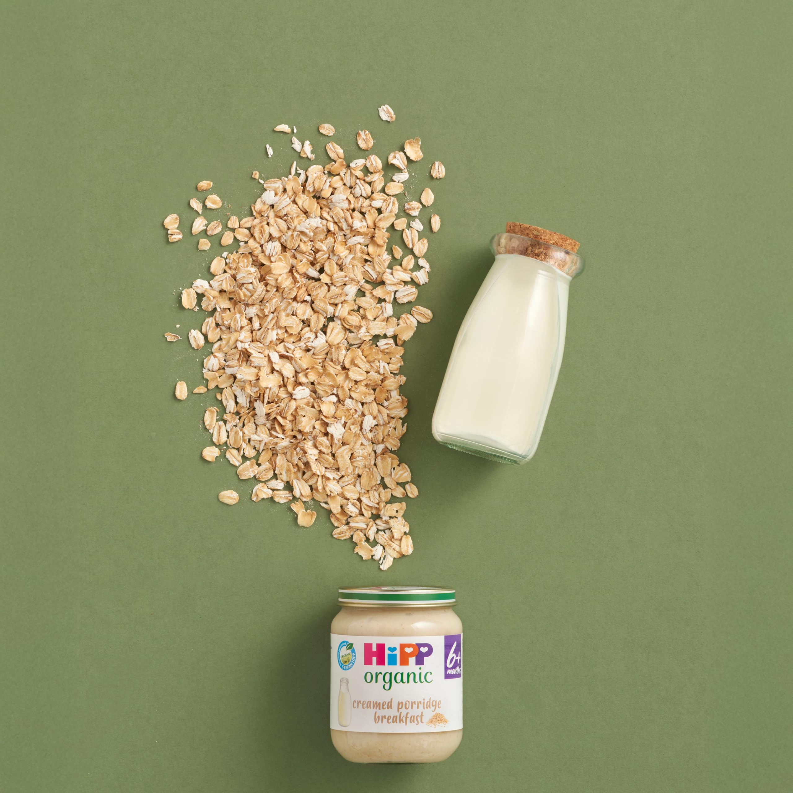 HiPP Organic Creamed Porridge Breakfast Baby Food Jar 6+ Months (6 x 125g) 7