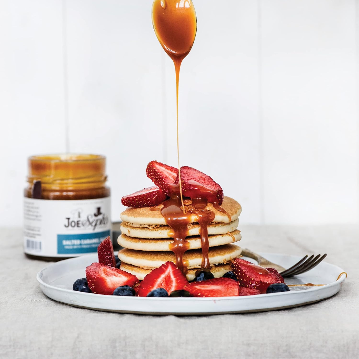 Joe & Seph's Salted Caramel Dessert Sauce (230g) - Caramel Drizzle for Ice Cream, Pancakes & Baking 6