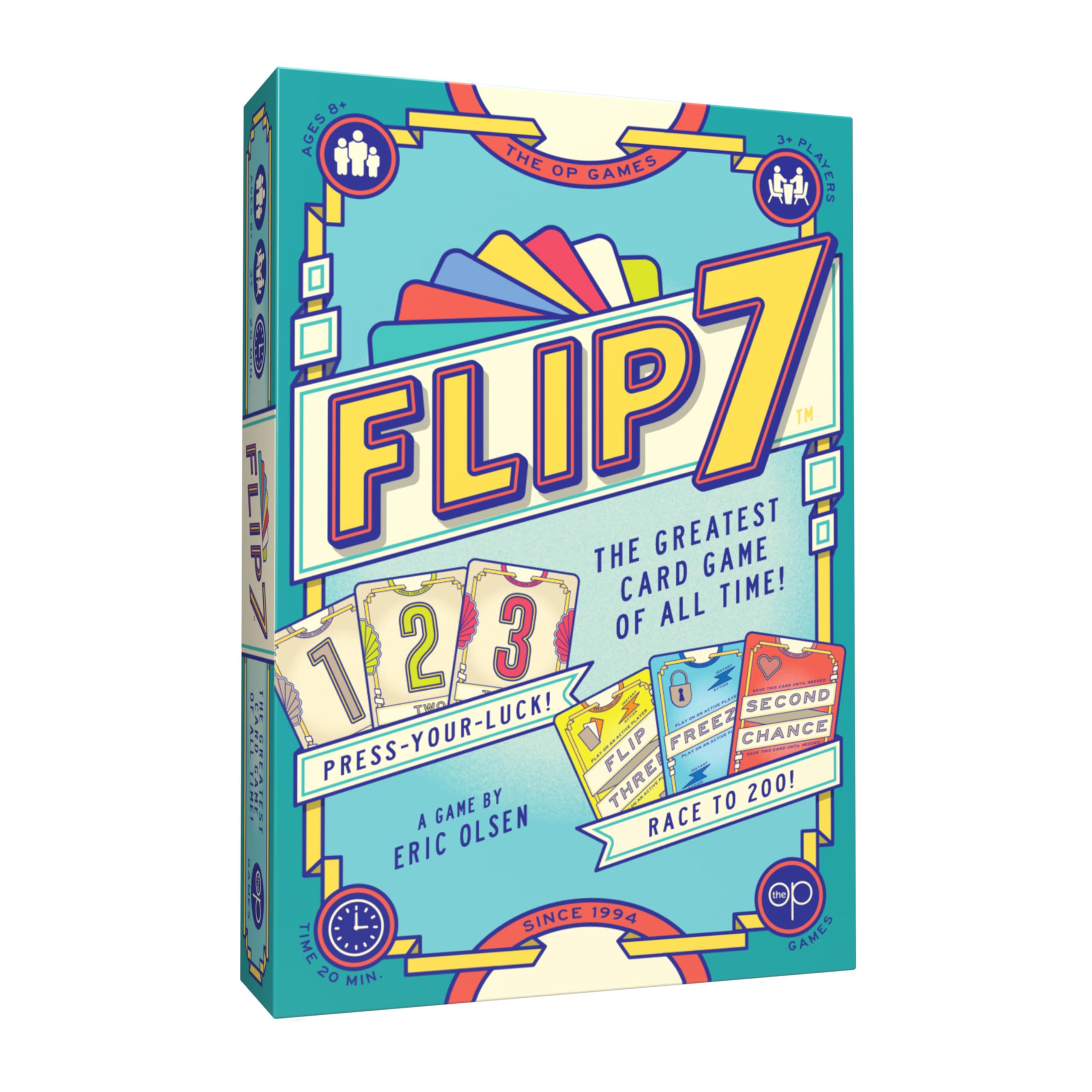 USAopoly Flip 7 Kartenspiel 9