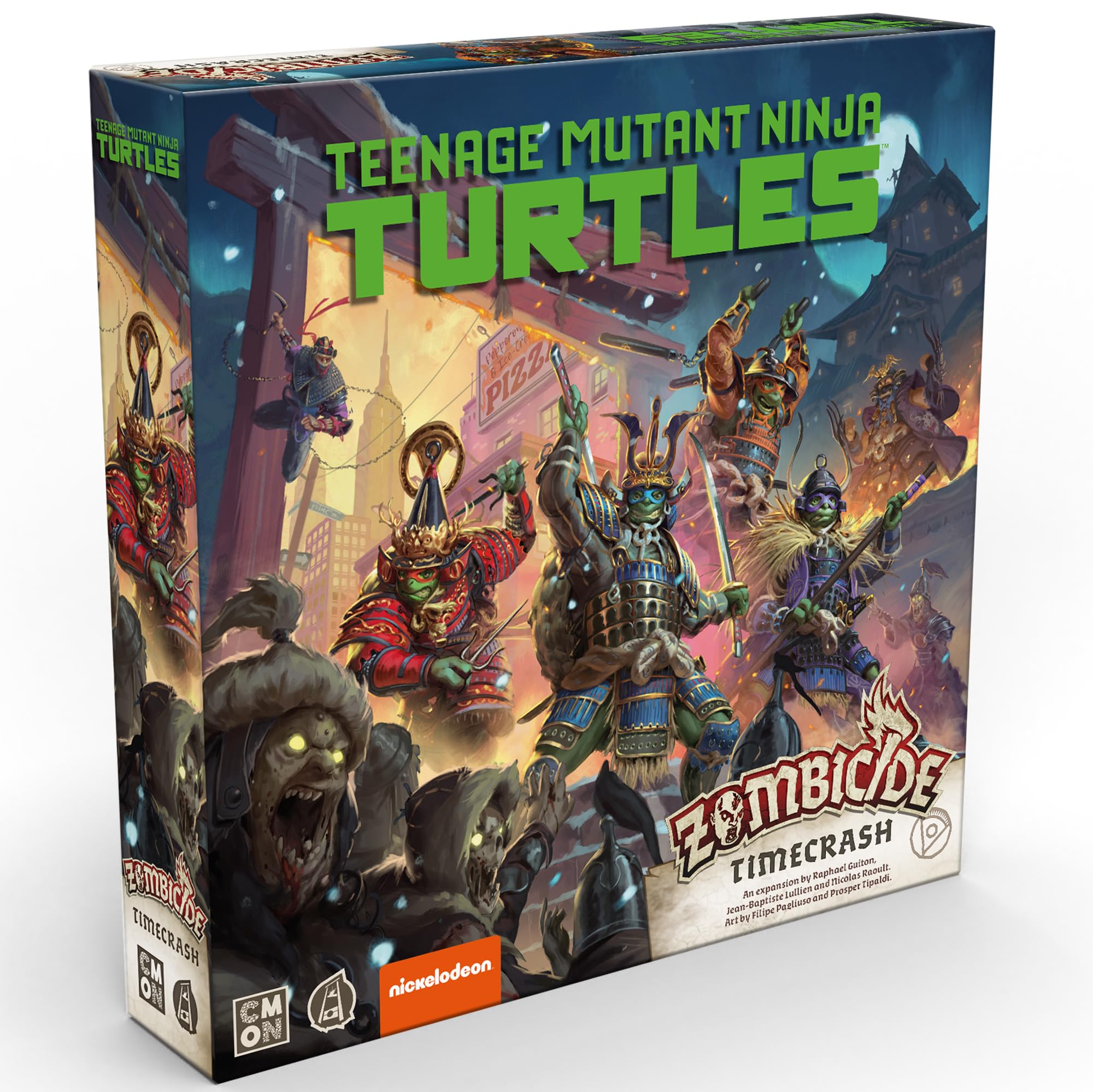 CMON Zombicide White Death Expansion: Time Crash Teenage Mutant Ninja Turtles