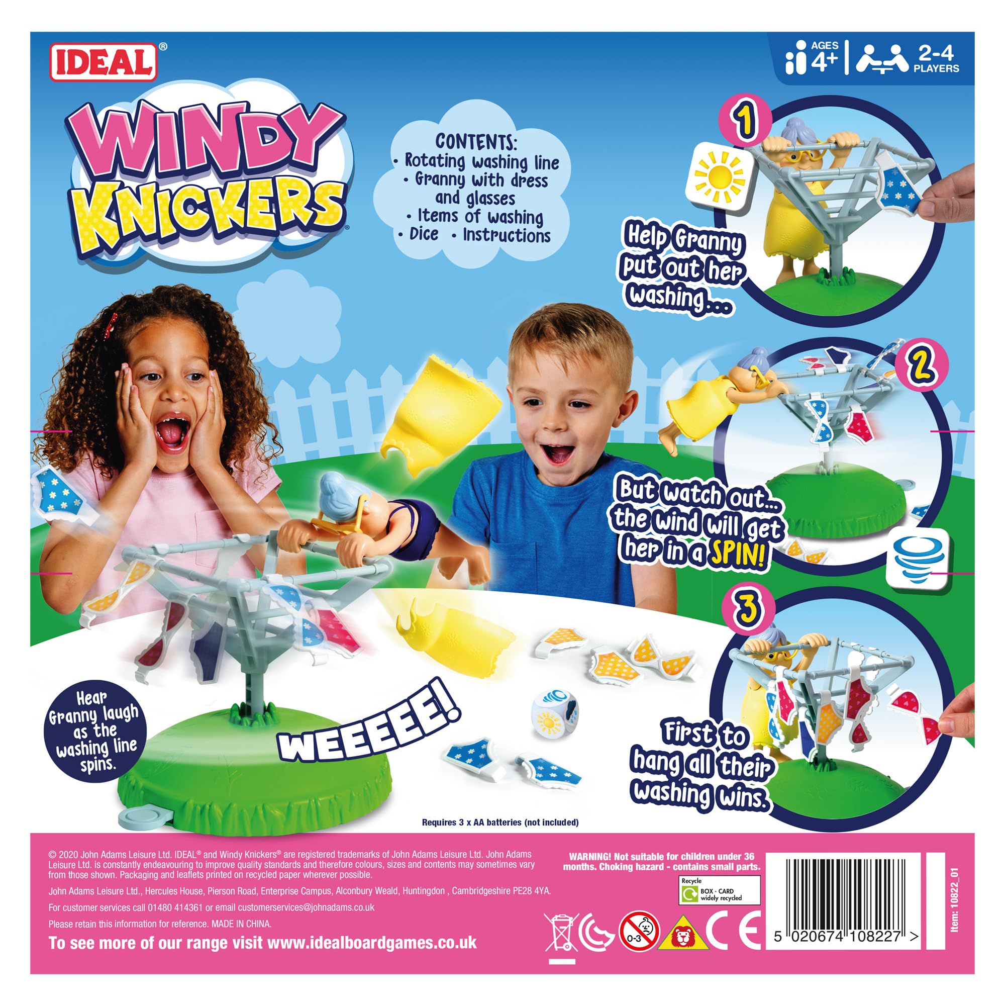 Ideal Windy Knickers Action Board Game 8