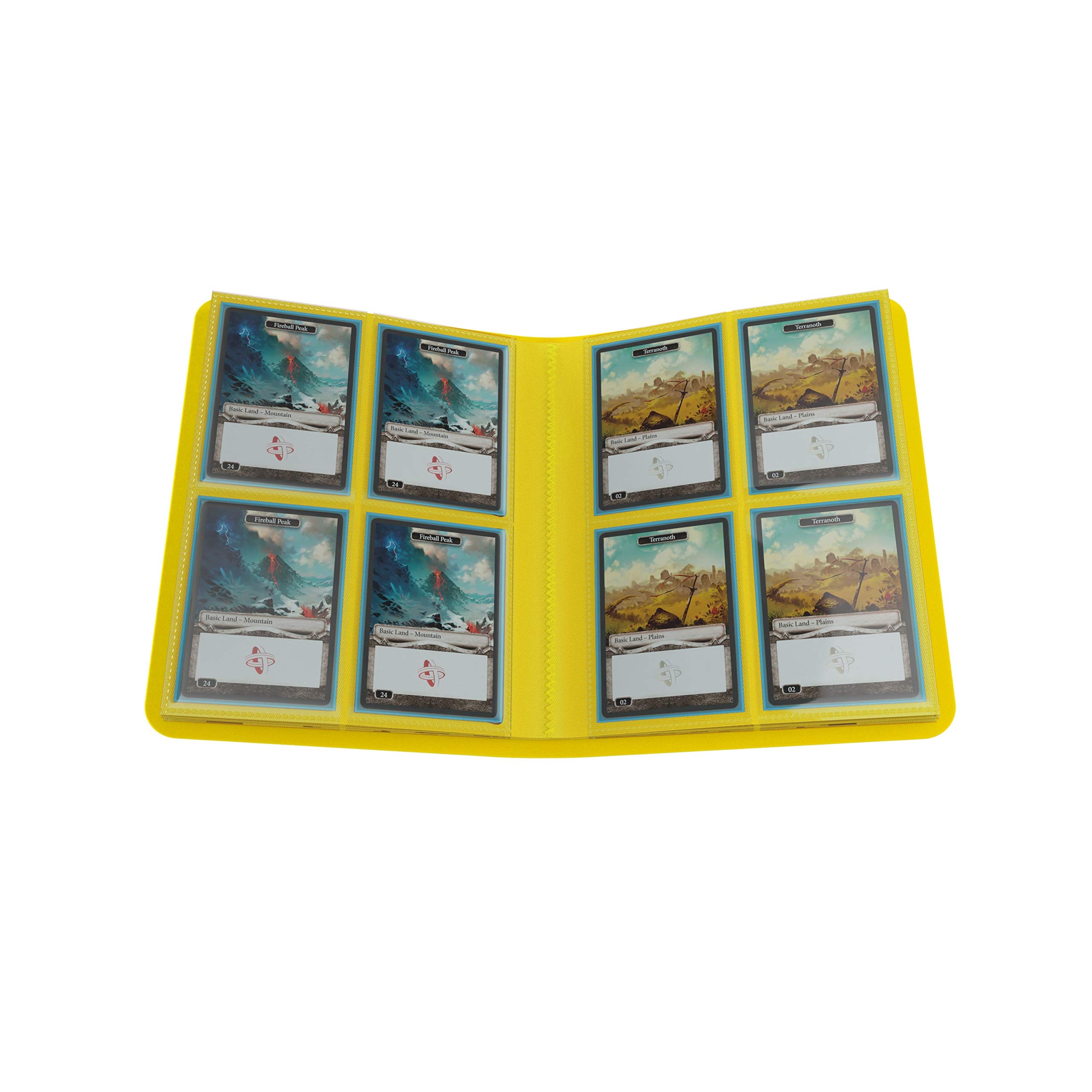 Gamegenic 8-Pocket Casual Album - Yellow Card Storage for Collectible Cards 6
