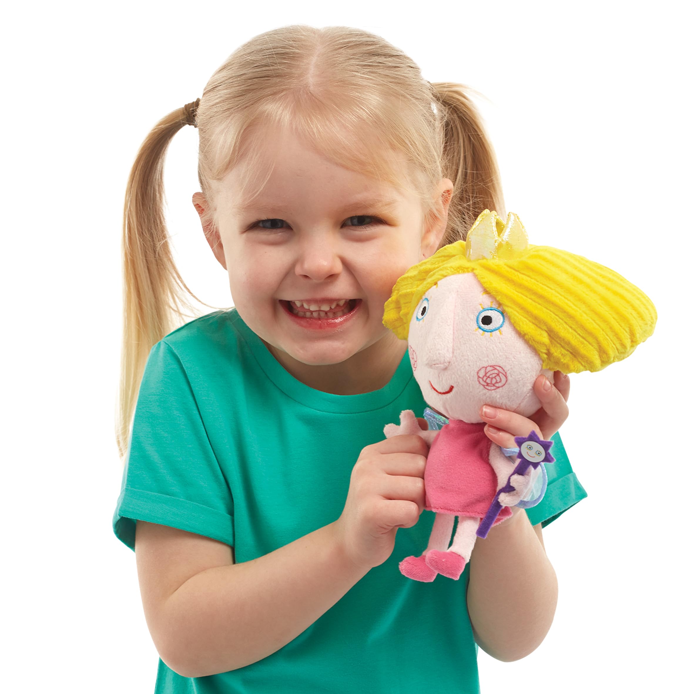 Ben & Holly Talking Soft Toy - Princess Holly Plush with Wand, 18 cm - Ages 18 Months+ 5