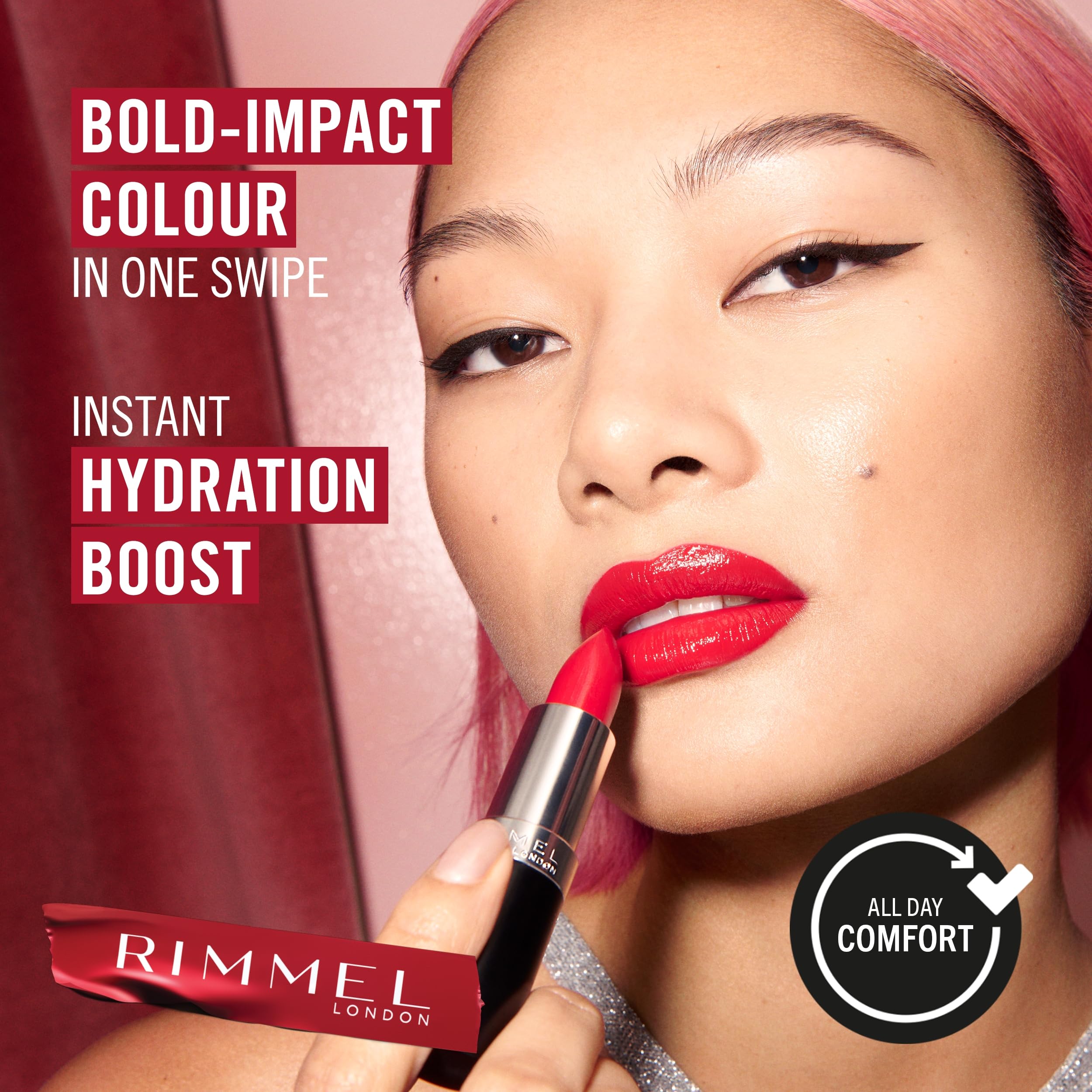 Rimmel - Lasting Finish Satin Lipstick (10g) - Shade 330 Cappuccino Kissed 3