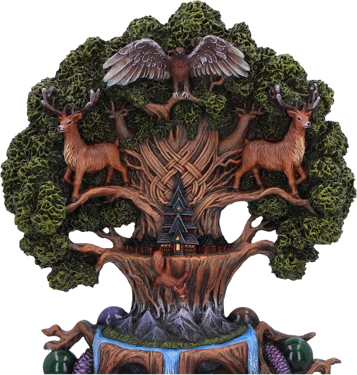 Nemesis Now Yggdrasil Wandtafel von Anne Stokes, Kunstharz, nordische Mythologie 4