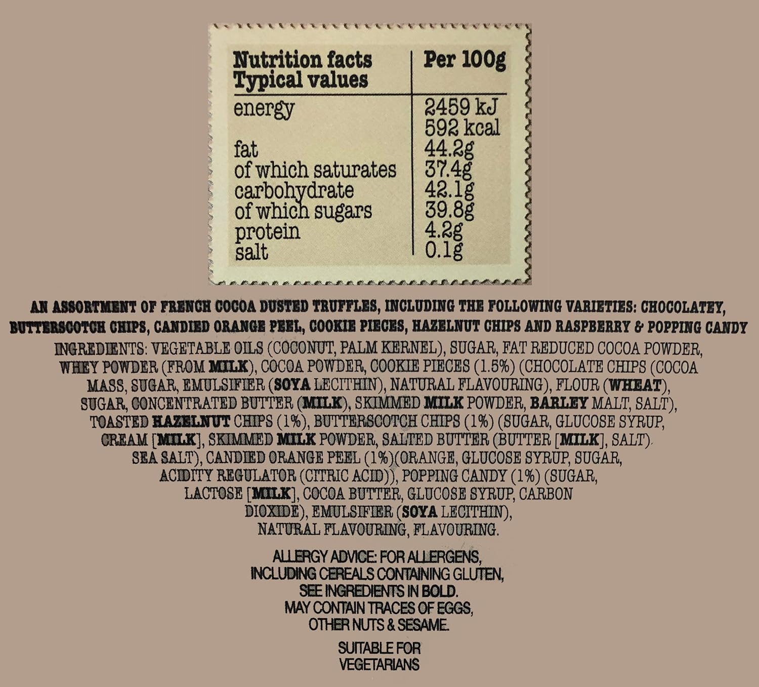 Monty Bojangles Taste Adventures Cocoa Dusted Truffles Assortment - 6 Flavour Luxury Chocolate Gift Box, 225g 9