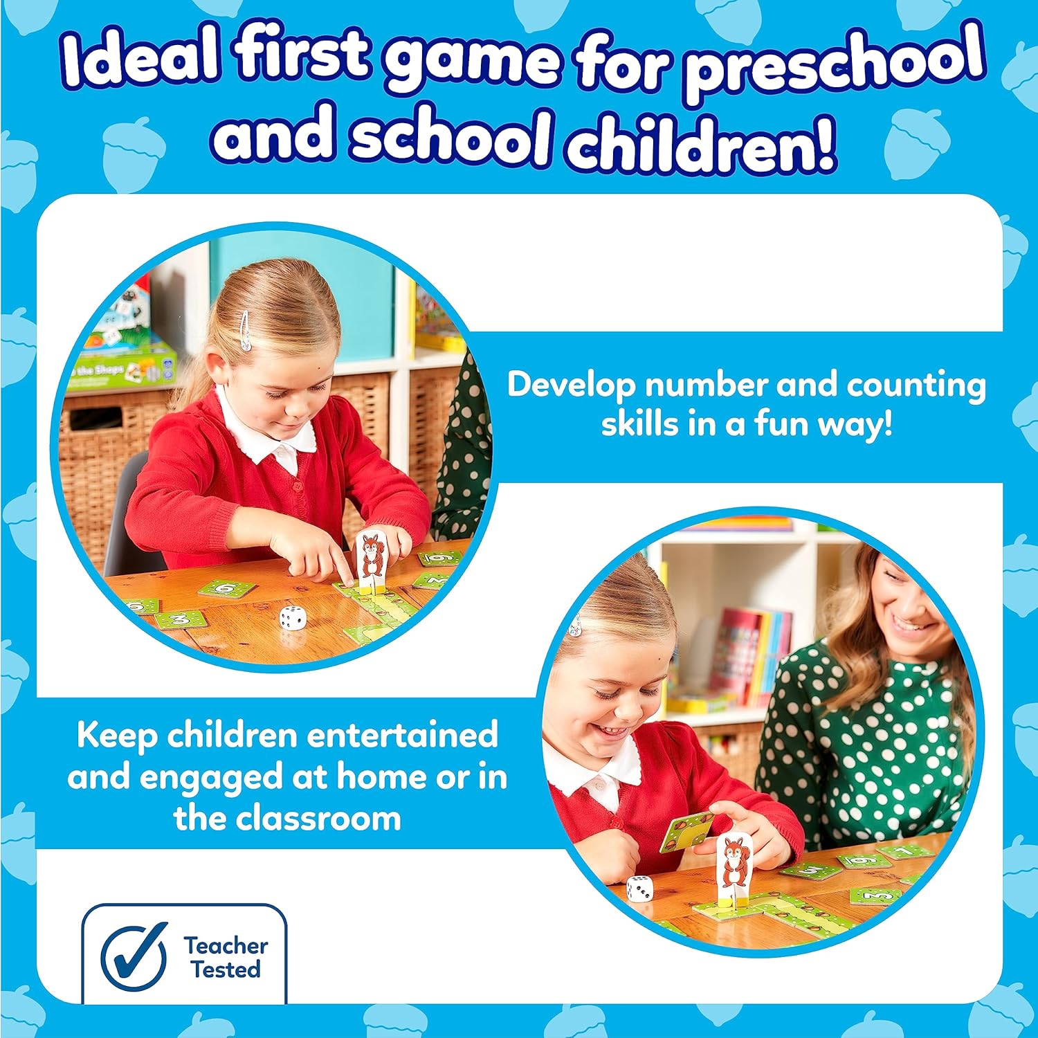 Orchard Toys Nutty Numbers Game Educational Number and Counting Board Game 8