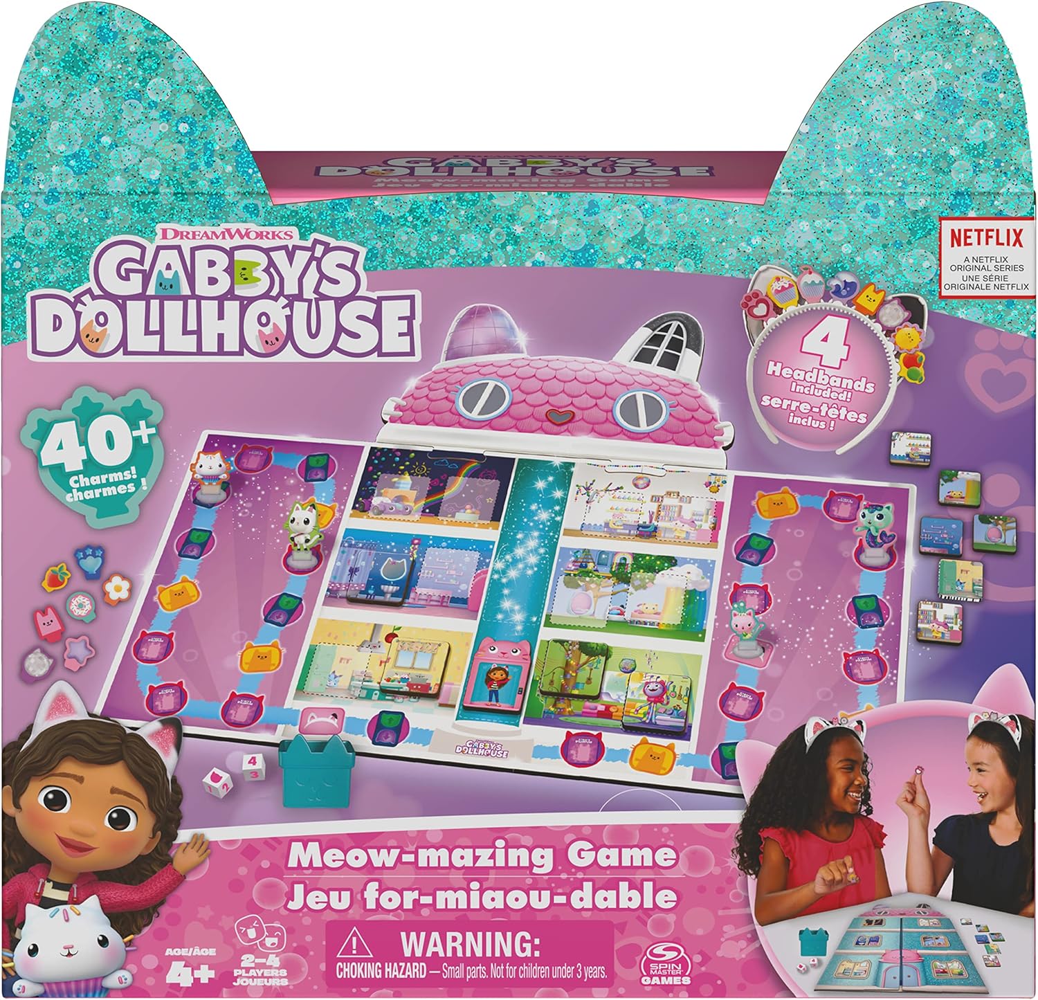 Spin Master Games Gabby’s Dollhouse Meow-mazing Board Game