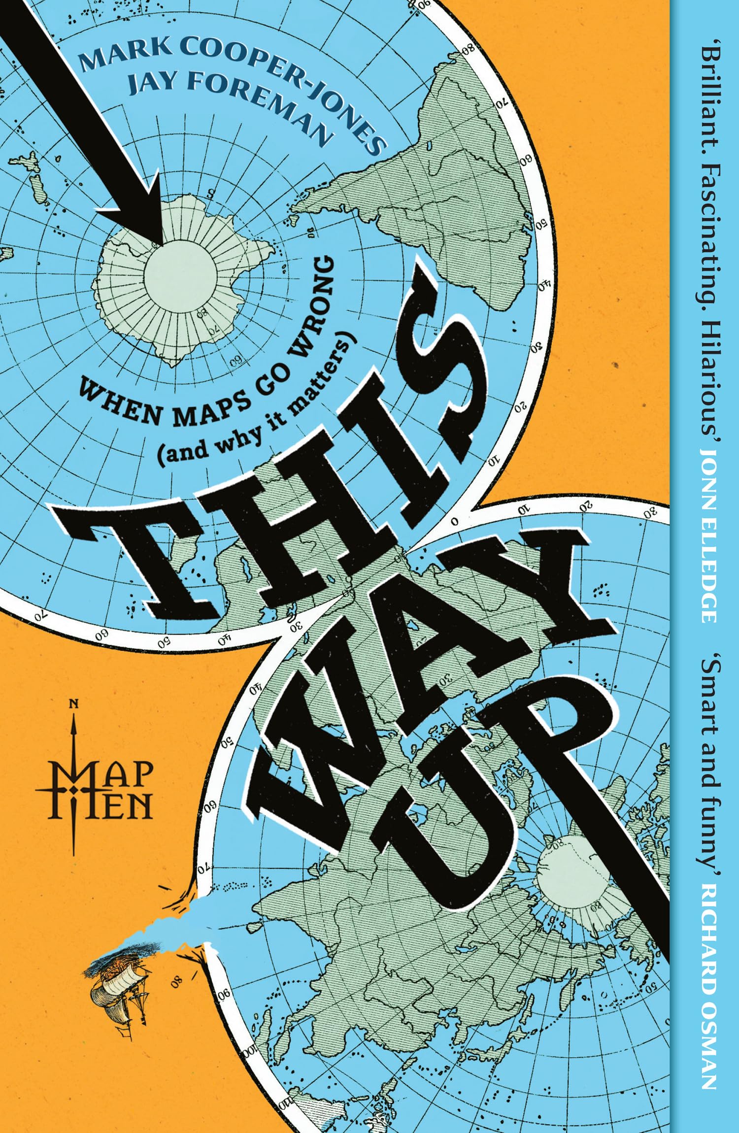 Map Men - This Way Up: The Best Wrong Maps | Reference Paperback 1