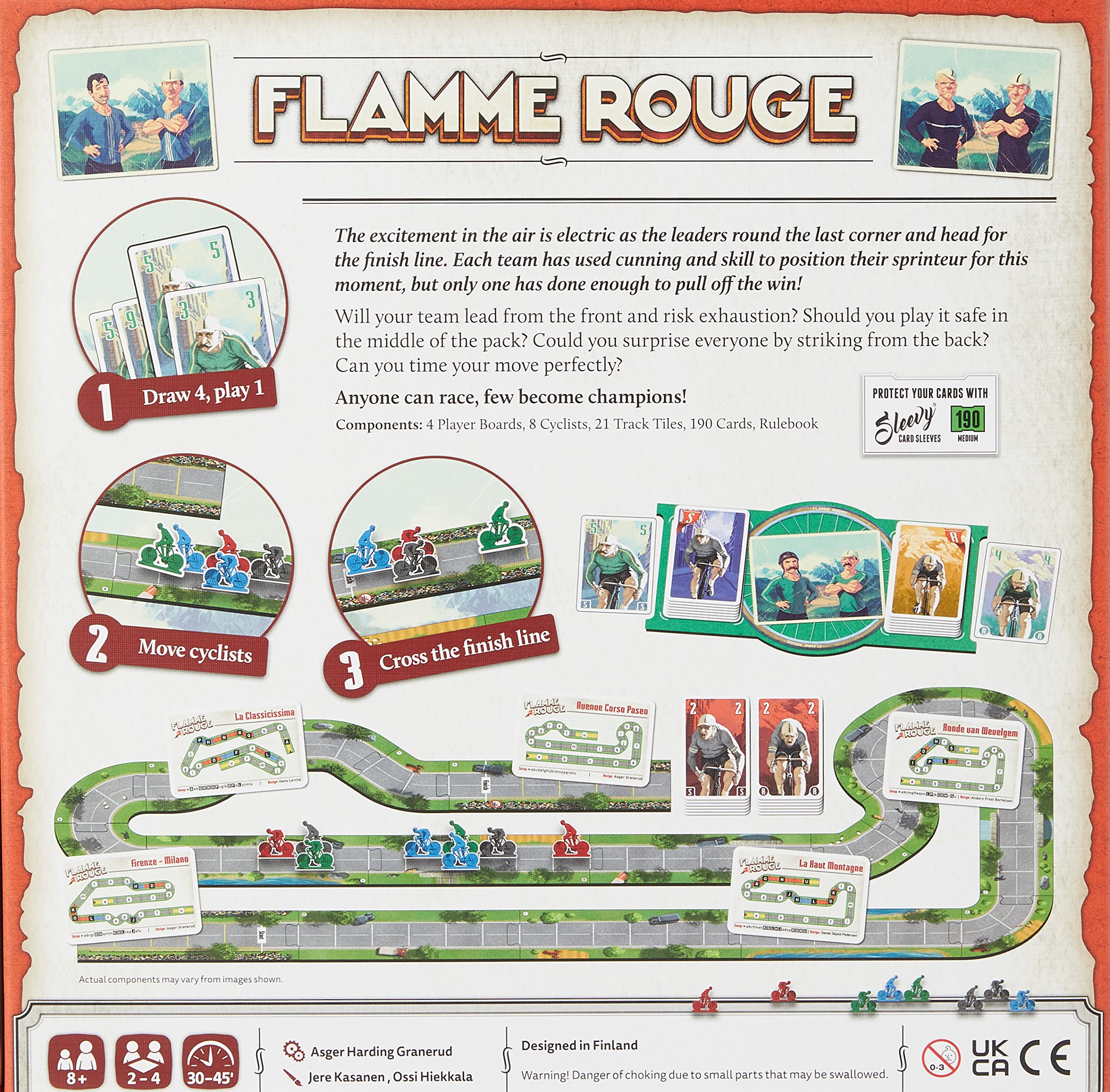 Lautapelit Flamme Rouge Board Game 3