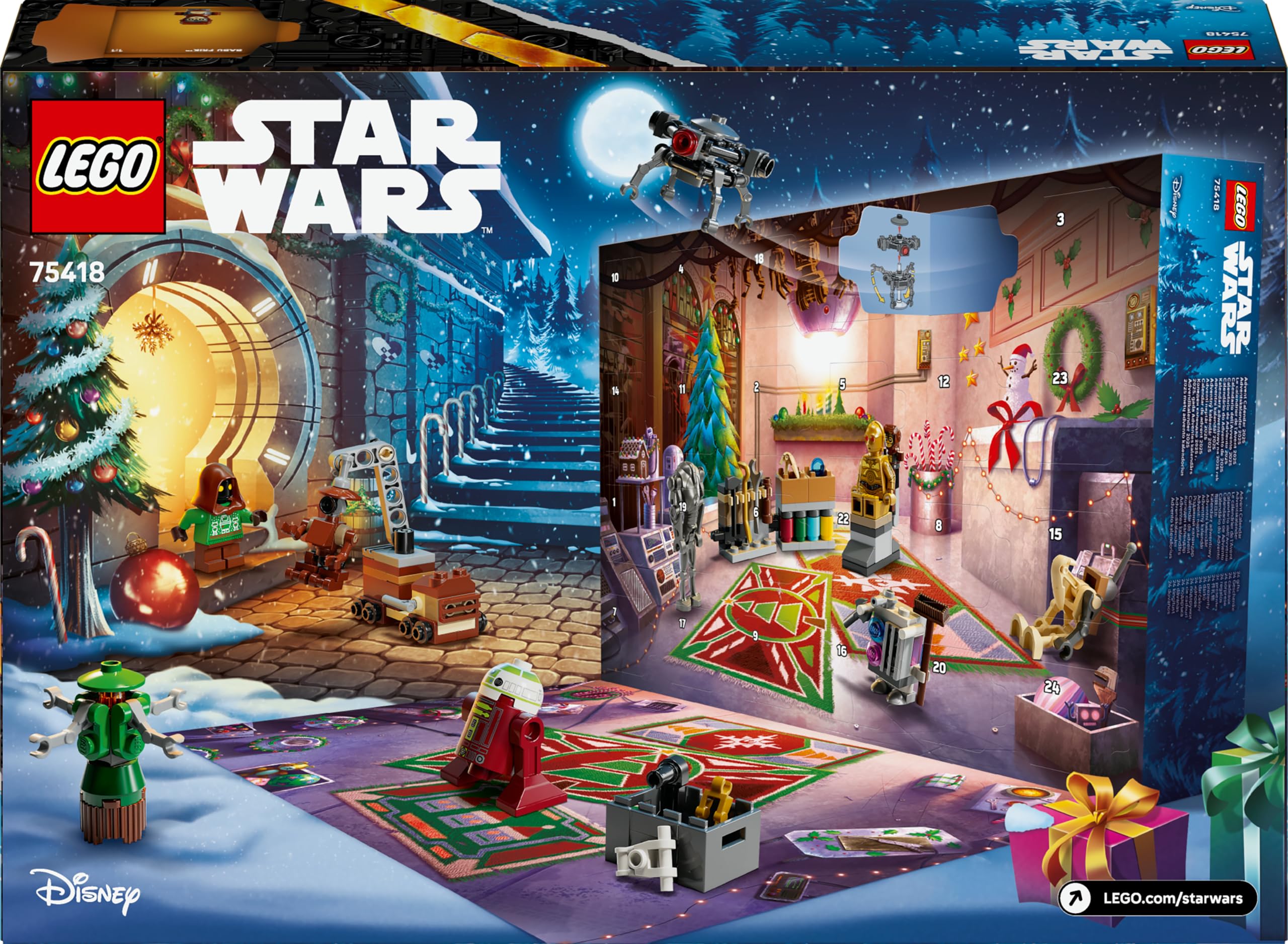 LEGO Star Wars Adventskalender 2025 – 263-teiliges Bauset für Kinder ab 6 Jahren 6