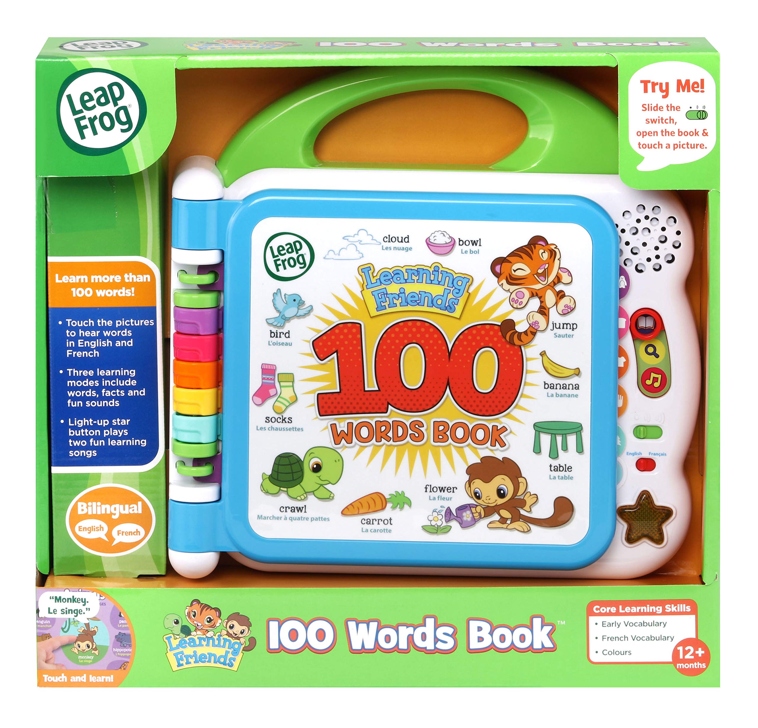 LeapFrog Learning Friends 100-Wörter-Buch – Interaktives zweisprachiges Lernspielzeug für Kleinkinder ab 12 Monaten 7