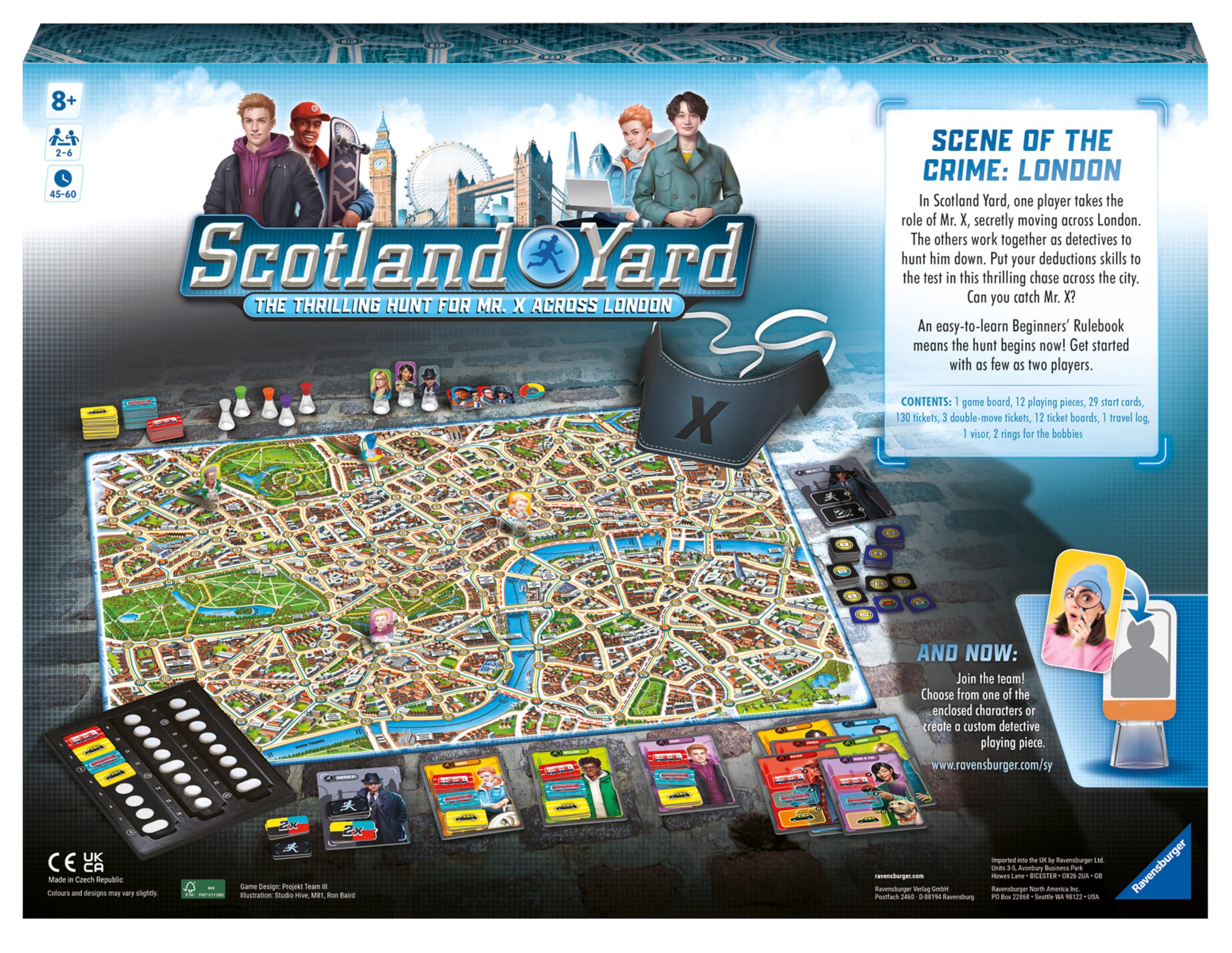 Ravensburger Scotland Yard Family Strategy Board Game 6