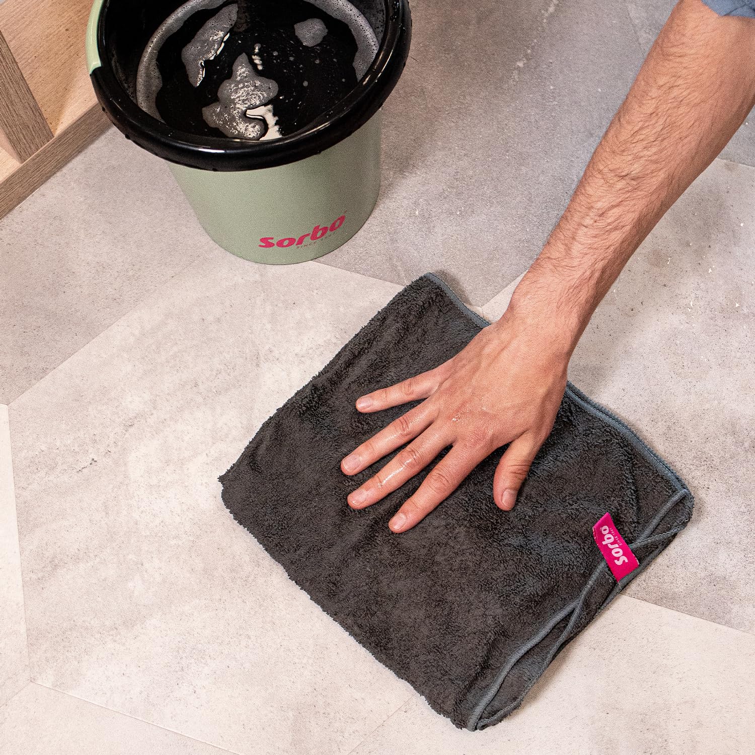 Sorbo - Extra Large Microfibre Cleaning Cloth for Floors, Tiles & Cars 8