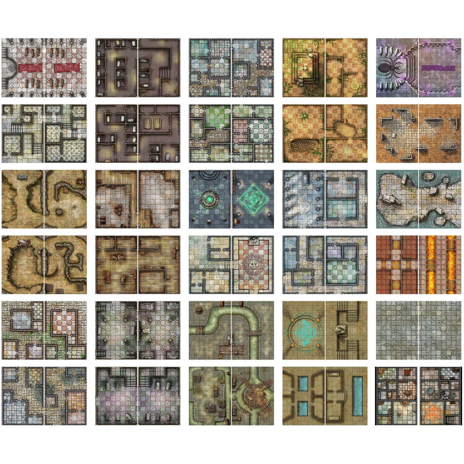 Loke BattleMats Großes Buch der Battle Mats Zellen &amp; Schreine