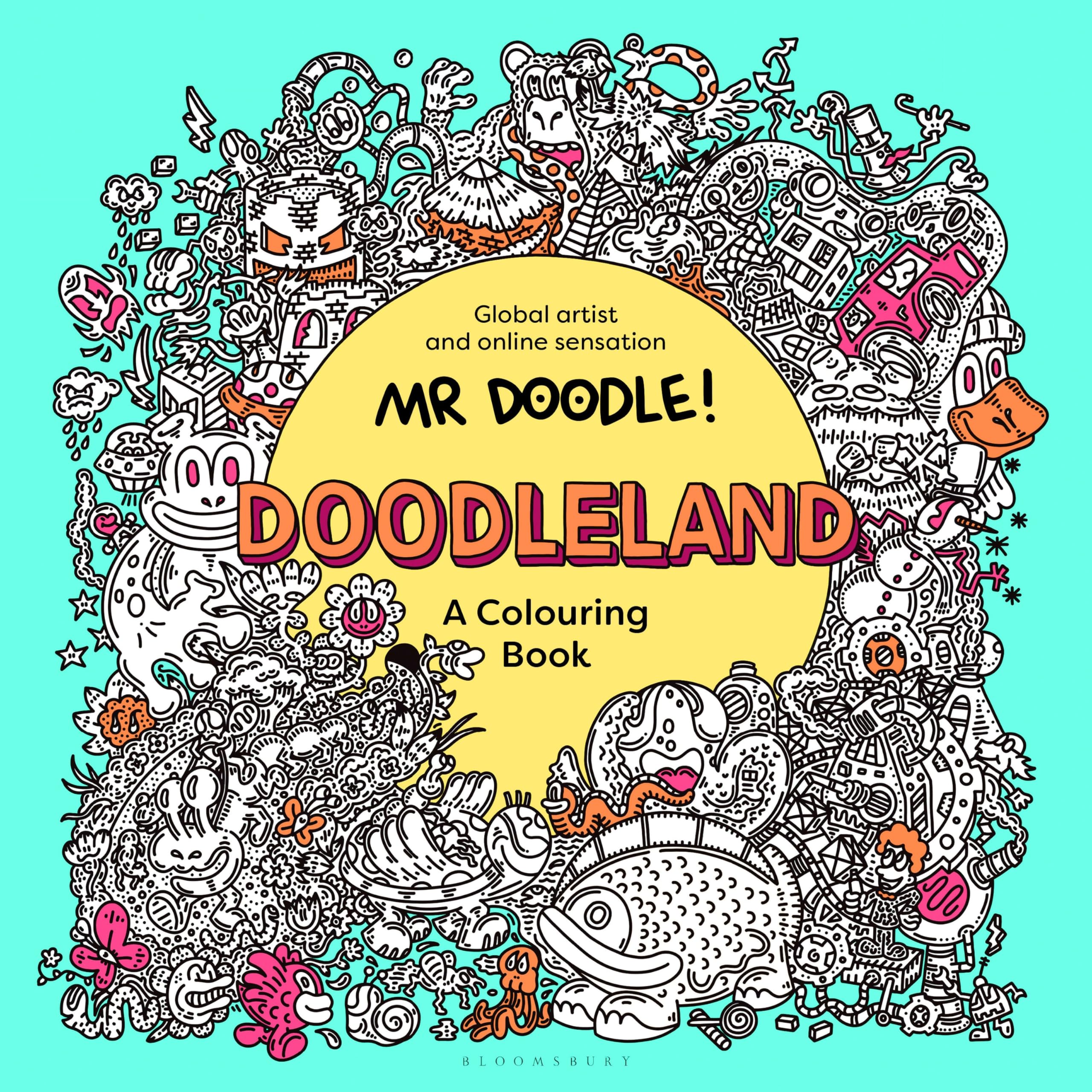 Bloomsbury DoodleLand: A Colouring Book by Mr Doodle | Paperback 1