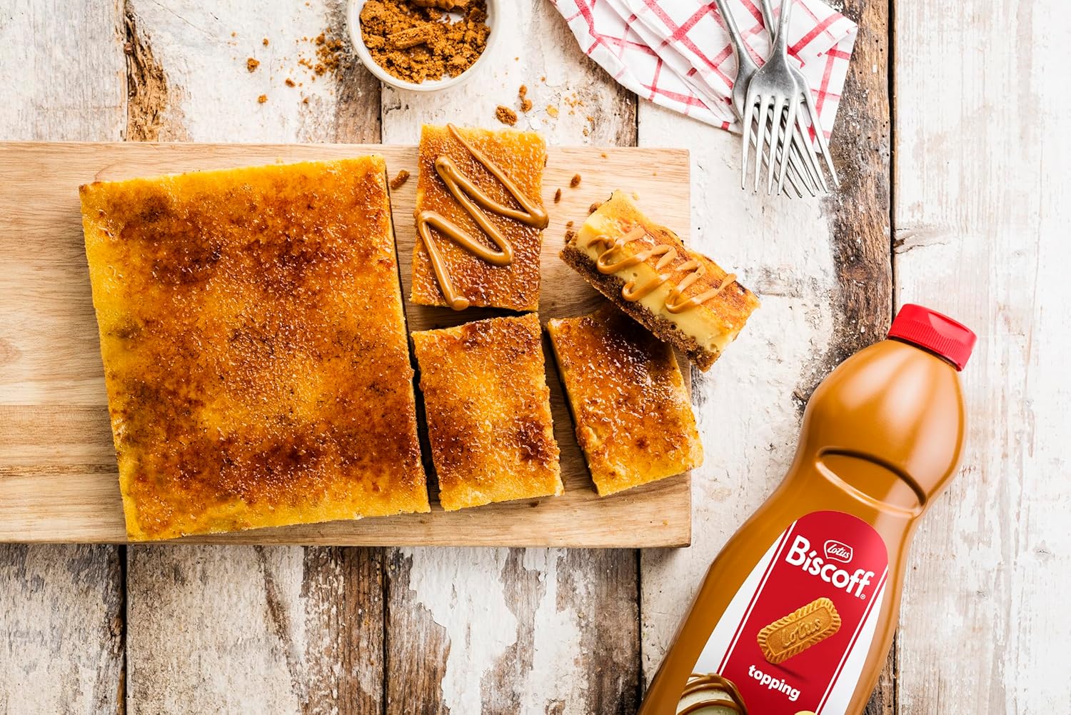 Biscoff - Sweet Spread Topping - Caramelised Biscuit Flavor - 1L Squeeze Bottle 6