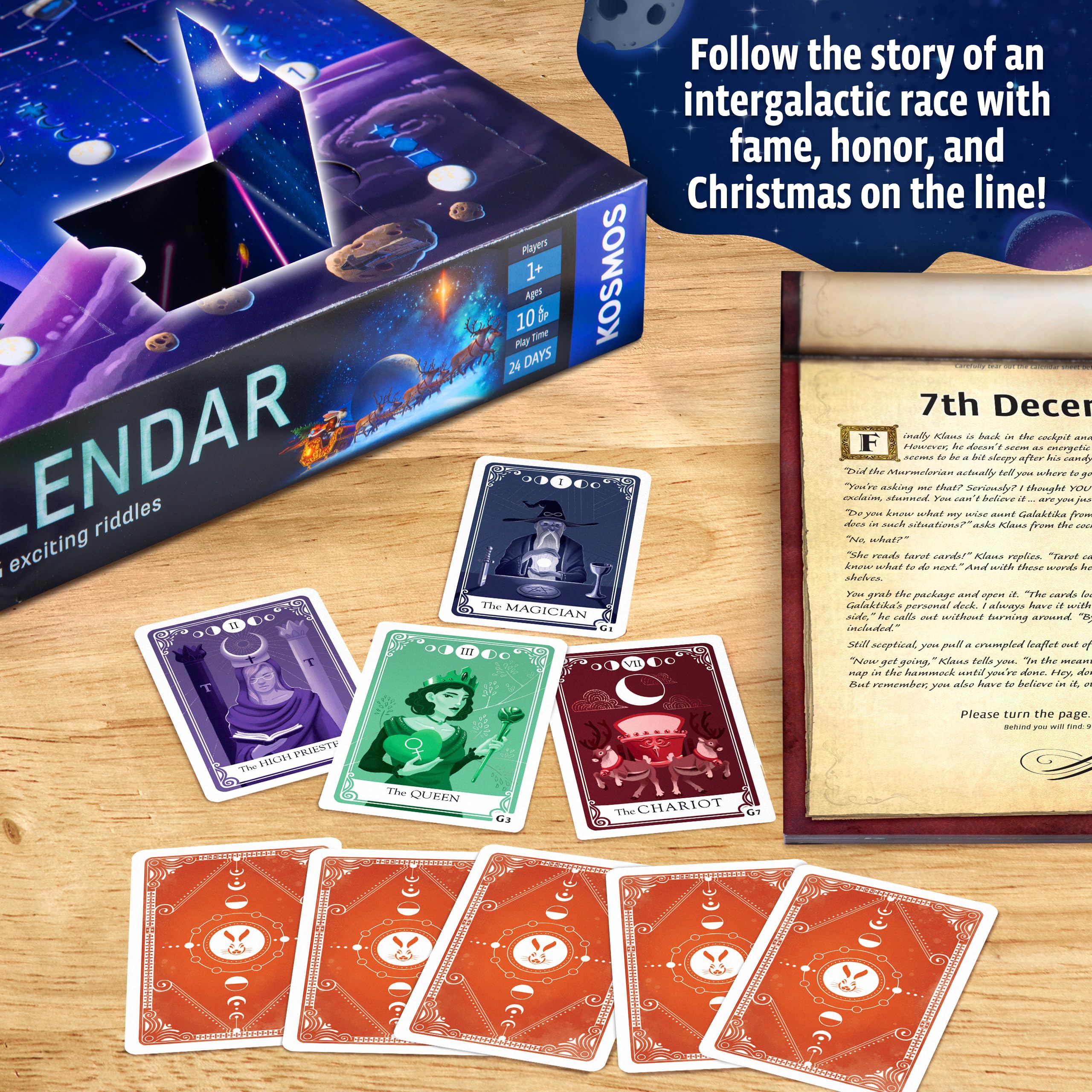 Thames & Kosmos EXIT: Intergalactic Race Advent Calendar - Sci-Fi Escape Room Puzzle Game 4