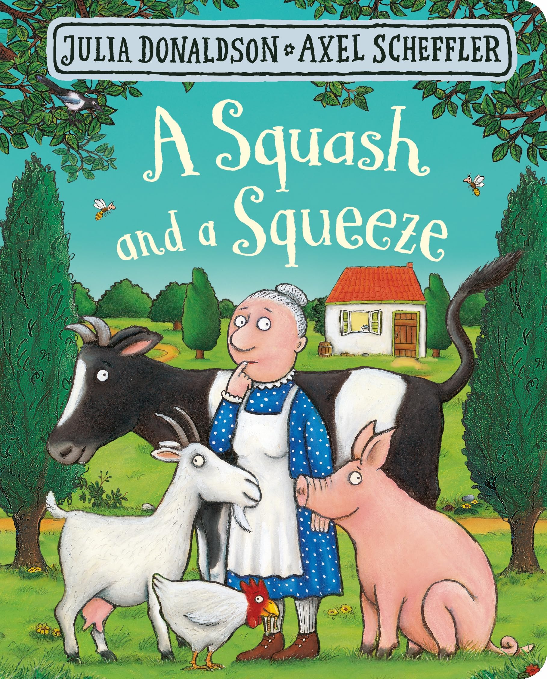 MACMILLAN A Squash and a Squeeze Board Book by Julia Donaldson | Ages 2-4 1