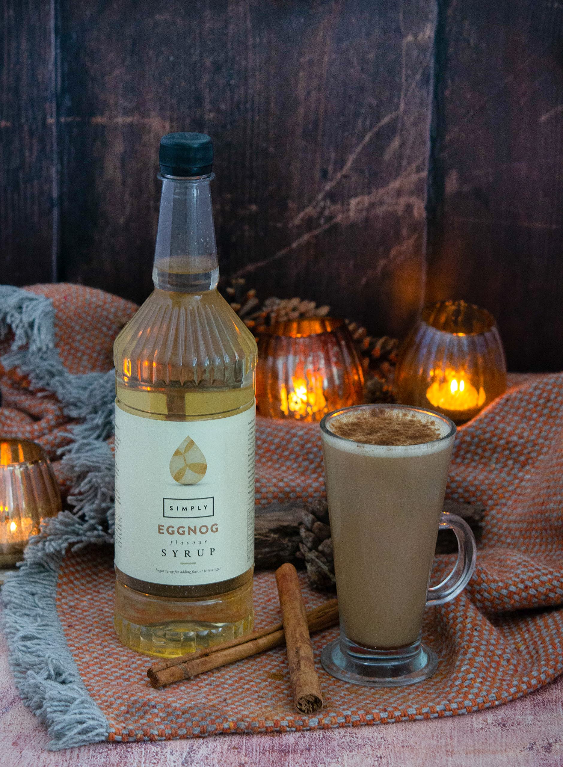 Simply - Sugar Free Eggnog Syrup, Low Calorie Vegan & Nut Free Beverage Syrup 3