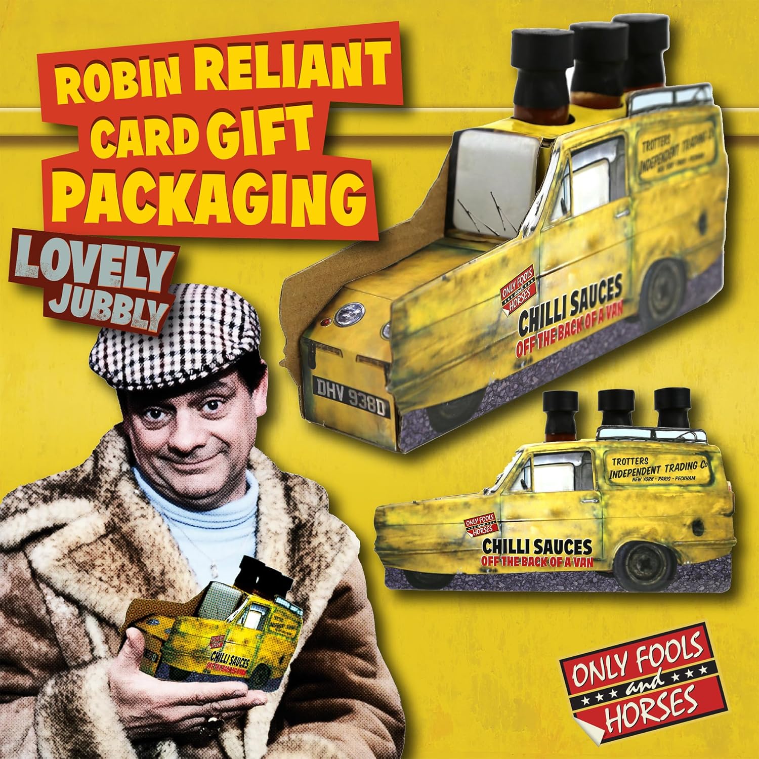 Kimm & Miller - Only Fools and Horses Chilli Sauce Gift Set 8