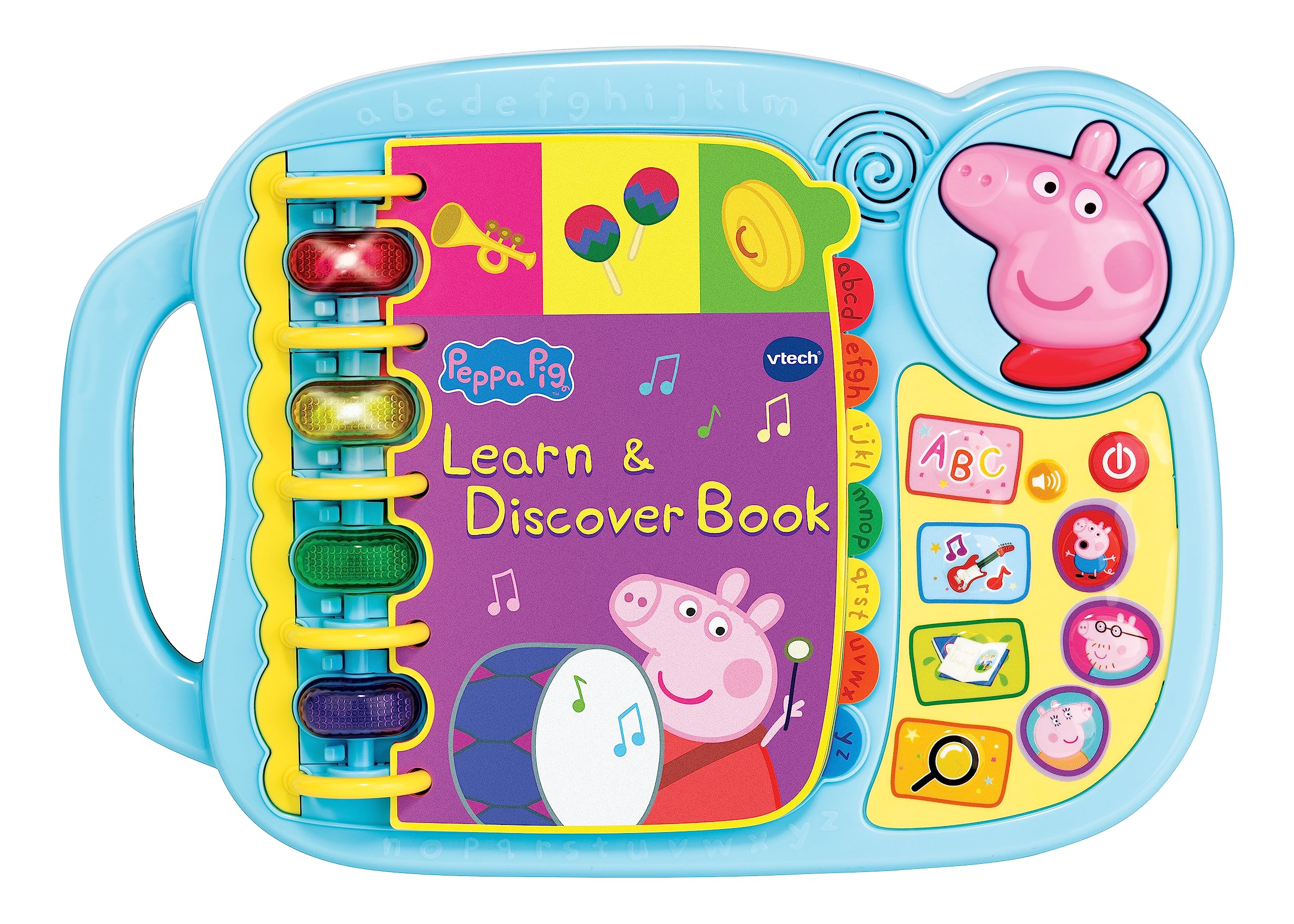 VTech Peppa Pig Learn & Discover Book - Interactive Educational Toy for Kids 2-5 Years
