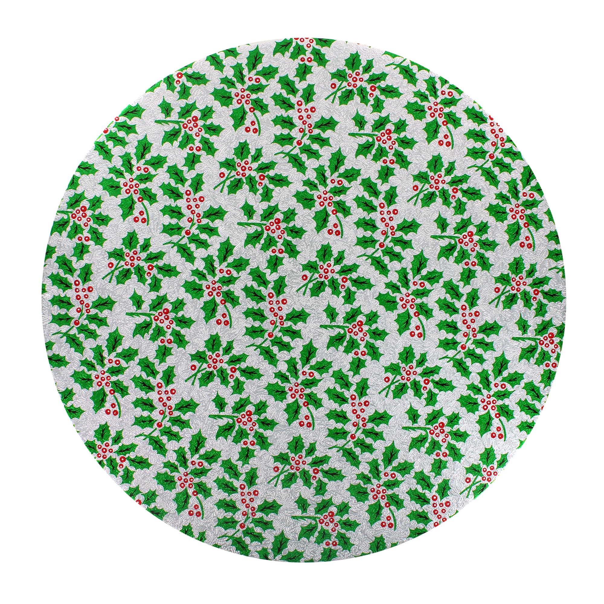 Culpitt - Holly Christmas Cake Kit with 10" Festive Cake Board & Silver Cake Frill 7