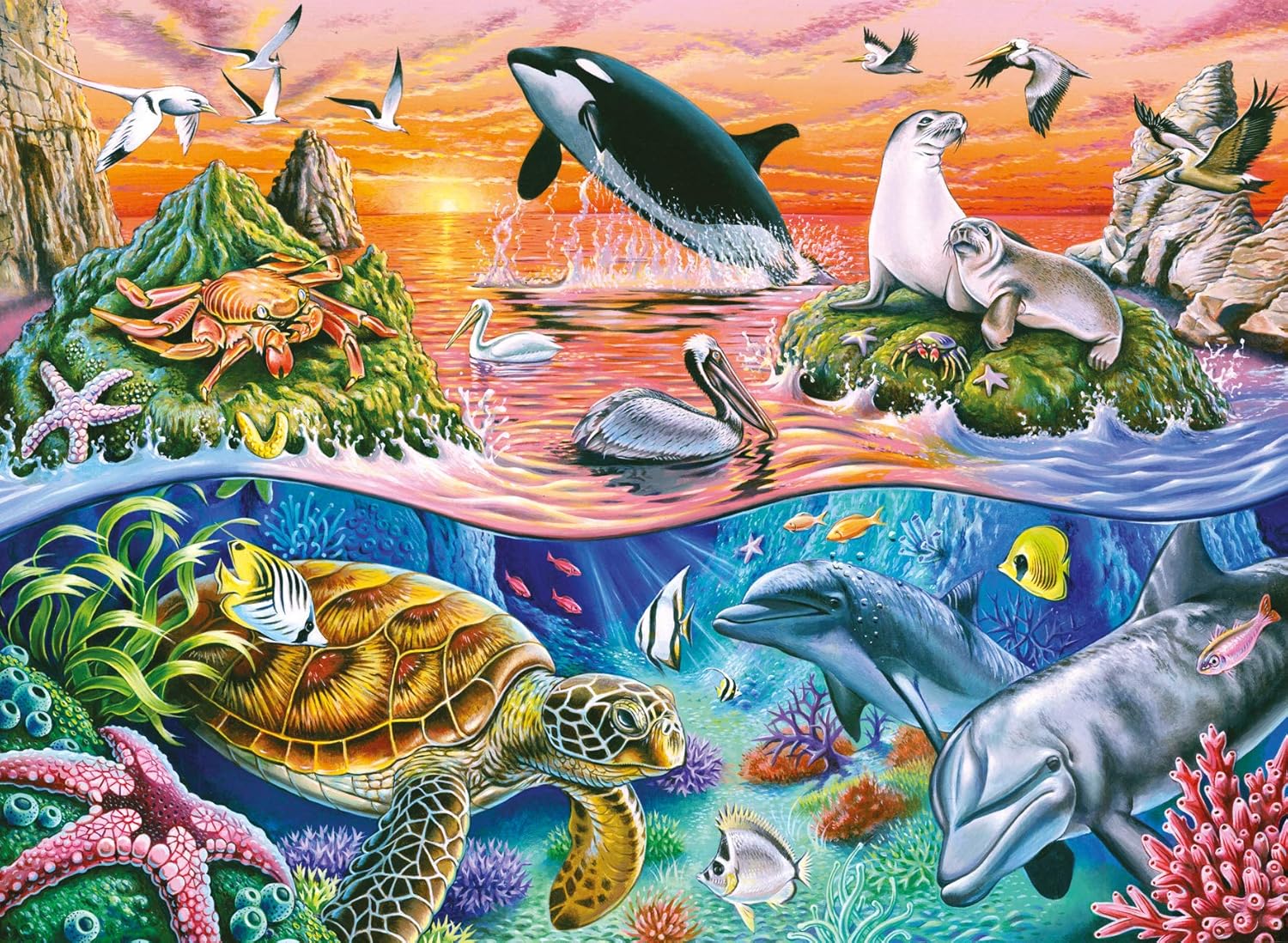 Ravensburger Underwater 100 Piece XXL Jigsaw Puzzle for Kids 6 Years and Up 9