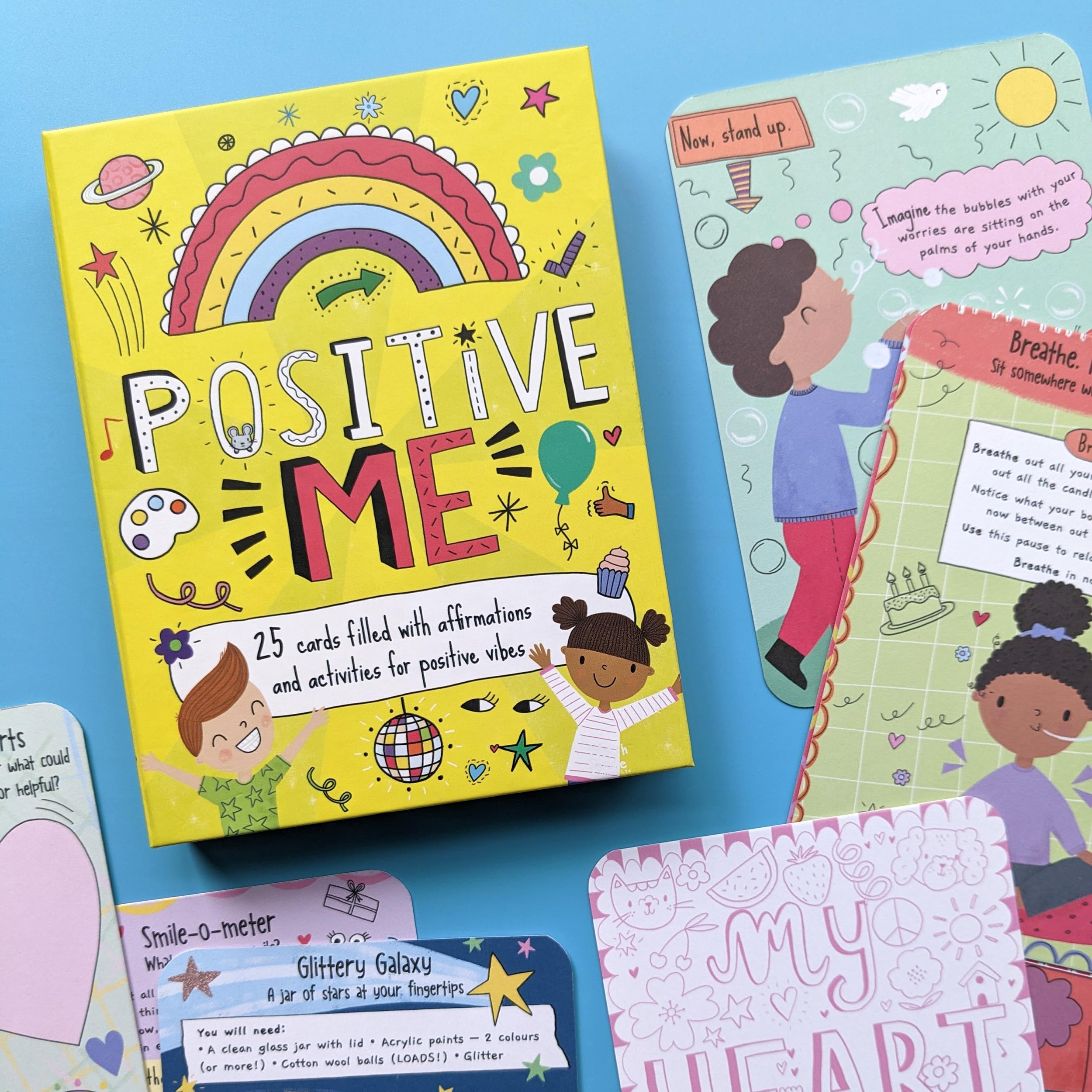 North Parade Publishing Positive Me Mindfulness Flash Cards - 25 Affirmation Cards for Kids 4