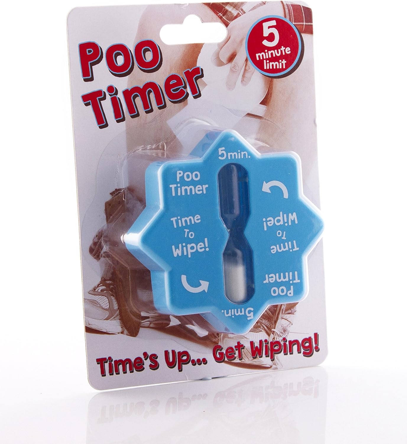 Boxer Gifts OT2054 Poo Toilet Timer - Funny Novelty Gift for Men, 3 Years and Up 6