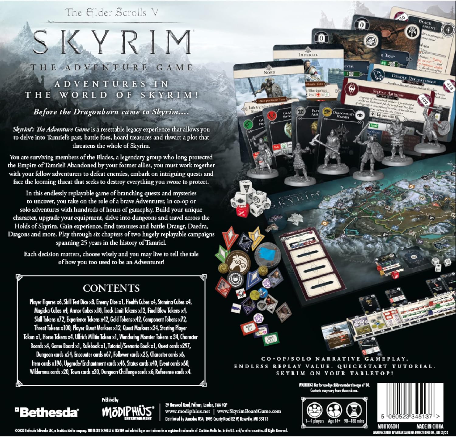 Modiphius The Elder Scrolls: Skyrim - Adventure Board Game 3
