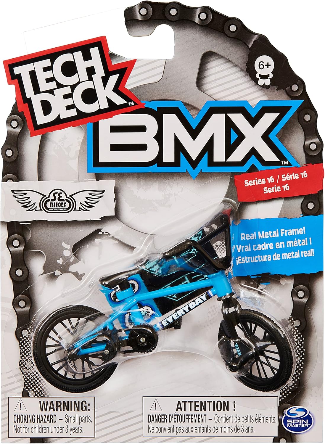 Tech Deck BMX Fingerbike – authentische Miniaturnachbildung mit Trick-Lenker (Stil kann variieren) 6