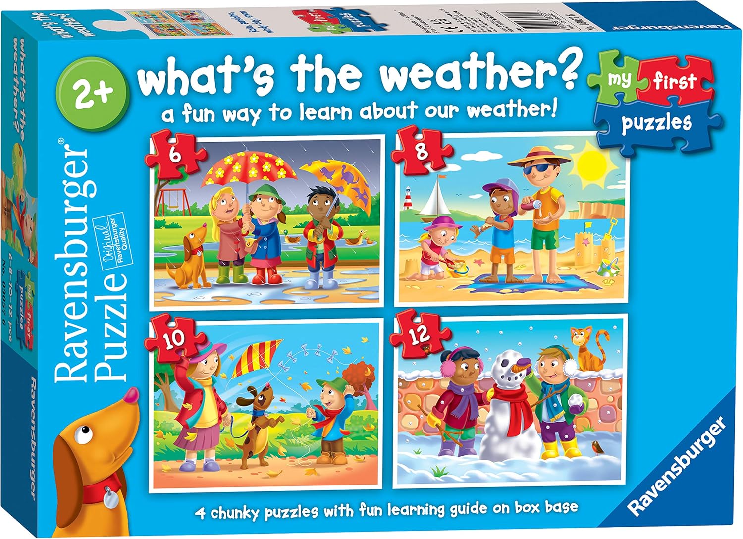 Ravensburger What's The Weather? My First Jigsaw Puzzles for Kids 2 Years Up