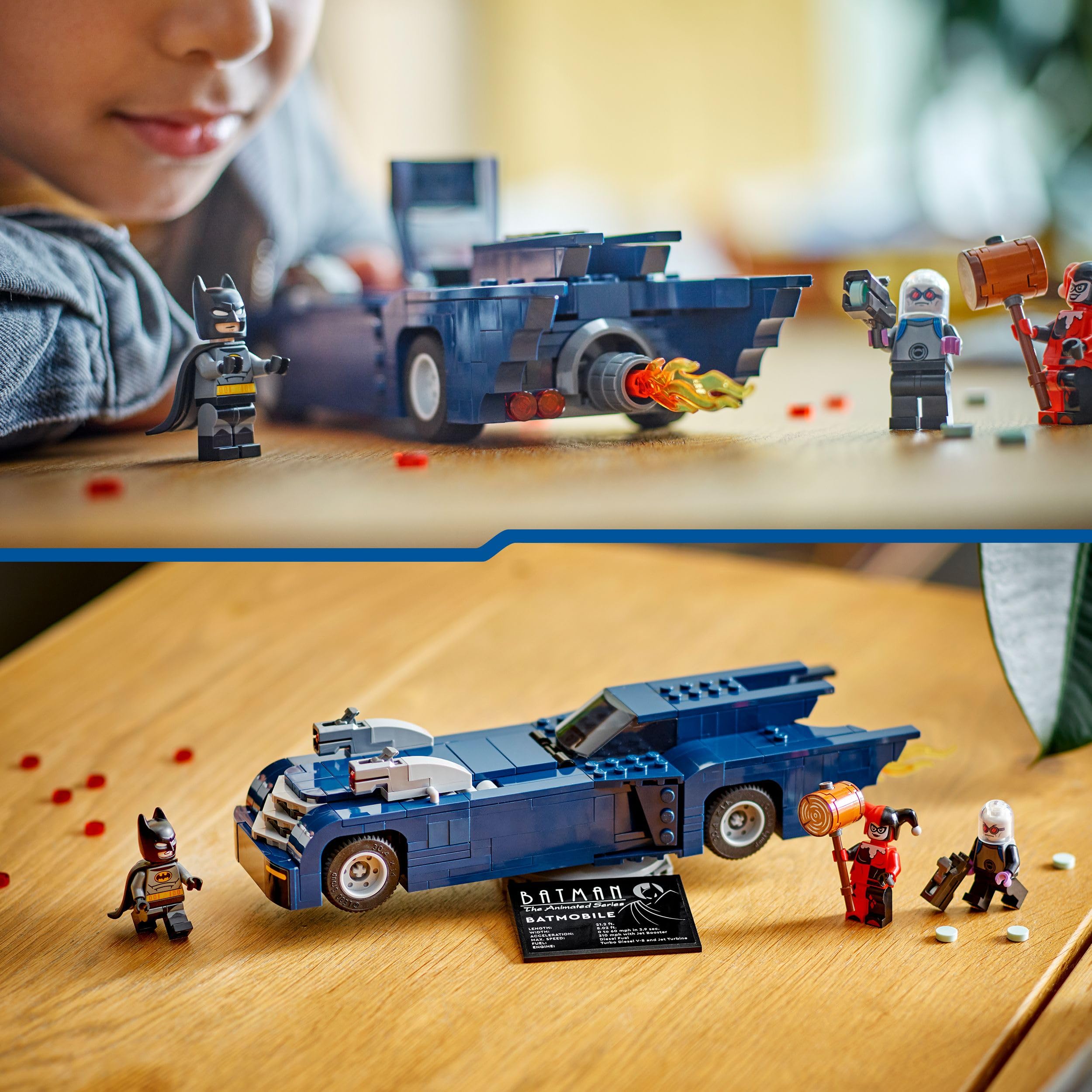 LEGO DC Batman with the Batmobile vs. Harley Quinn & Mr. Freeze - Building Set for 8+ Years 14