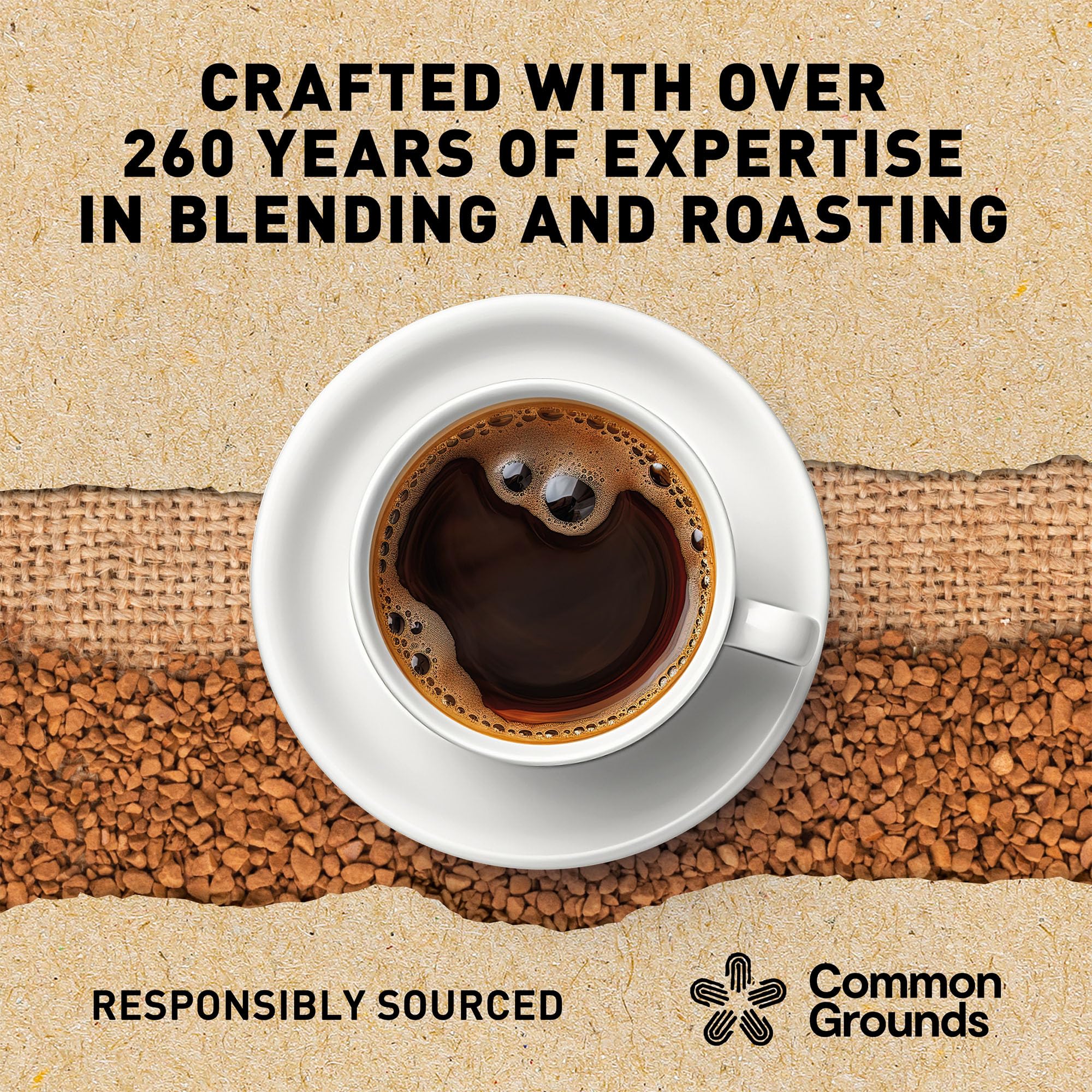 Douwe Egberts Pure Gold Instant Coffee Refill 150G (Pack of 5, 750G Total)