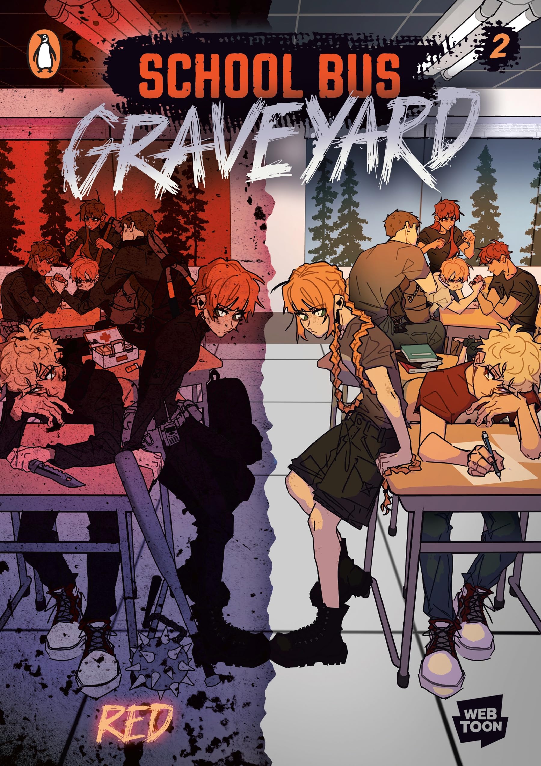 Penguin School Bus Graveyard, Volume 2: Mystery & Detective Graphic Novel | Paperback | English 1