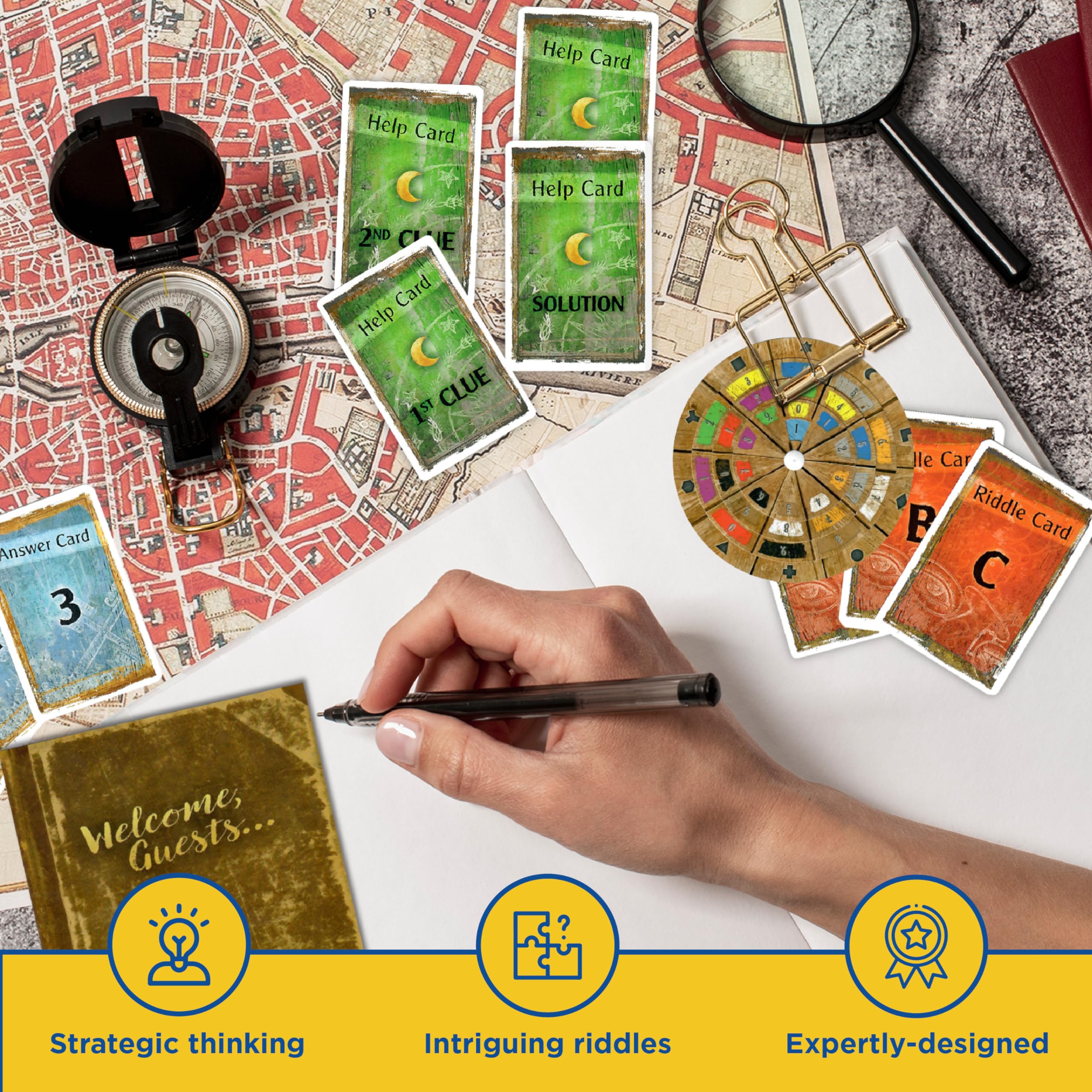 Thames & Kosmos EXIT: The Abandoned Cabin – Escape Room Board Game for 1-4 Players 10