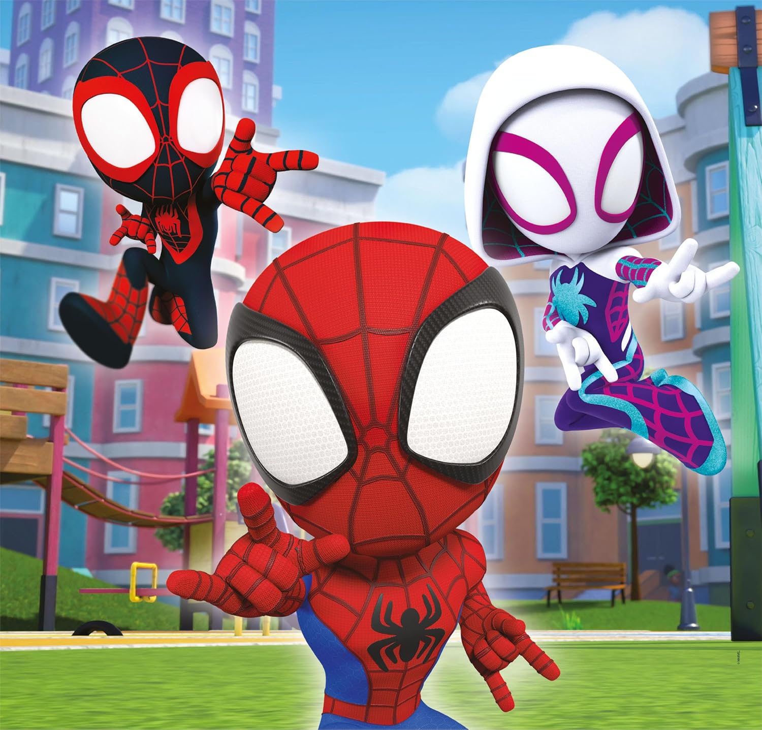Clementoni Marvel Spidey and His Amazing Friends Super Color Friends - 3x48 Piece Jigsaw Puzzles 6