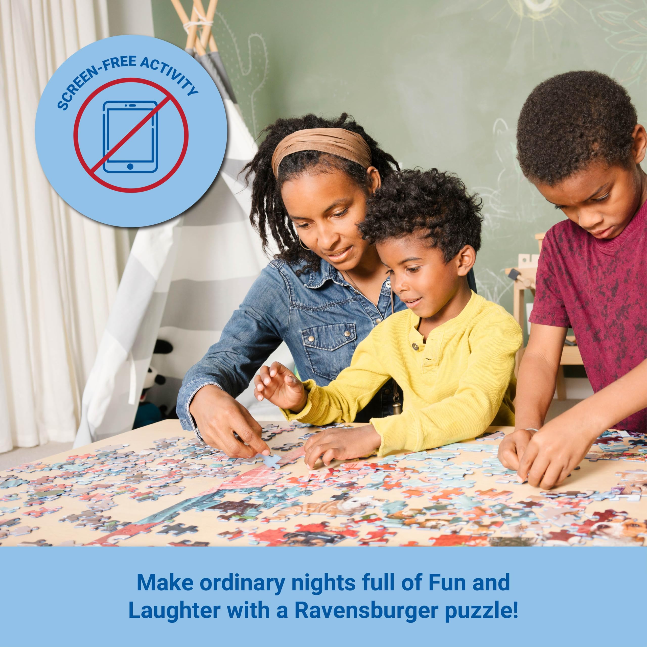 Ravensburger World Landmarks Map 200 Piece Jigsaw Puzzle - XXL Large Pieces for Kids 8 Years Up 16