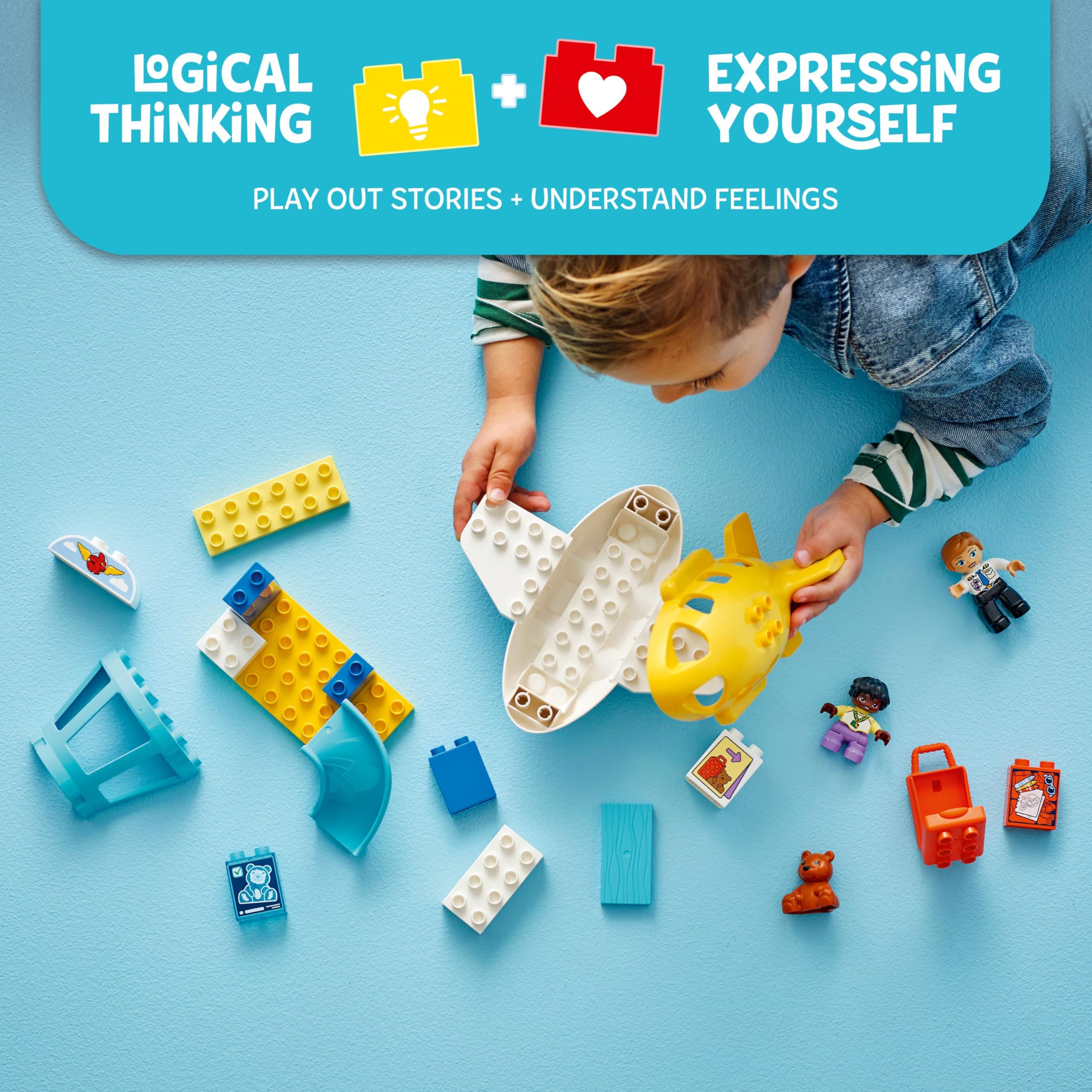 LEGO DUPLO First Time at the Airport - Educational Building Set for Toddlers 2+ 8