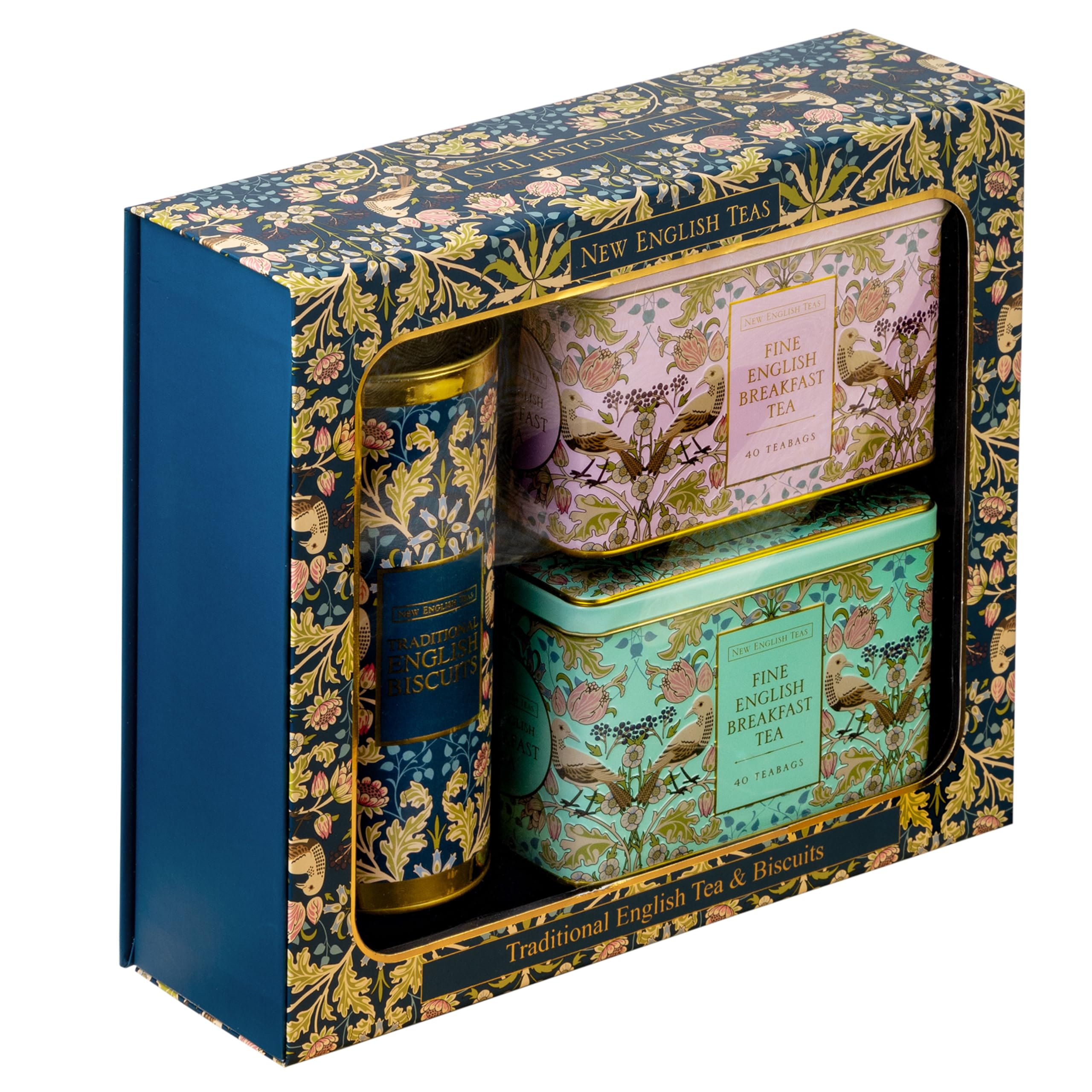 New English Teas - Traditional Tea & Biscuits Gift Set with 80 English Breakfast Teabags 6