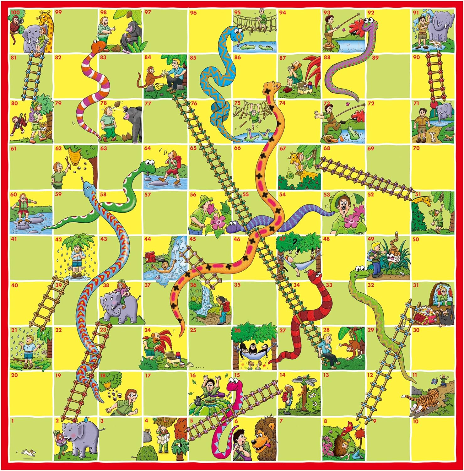 Galt Snakes & Ladders and Ludo Classic Board Game Set for Kids 6