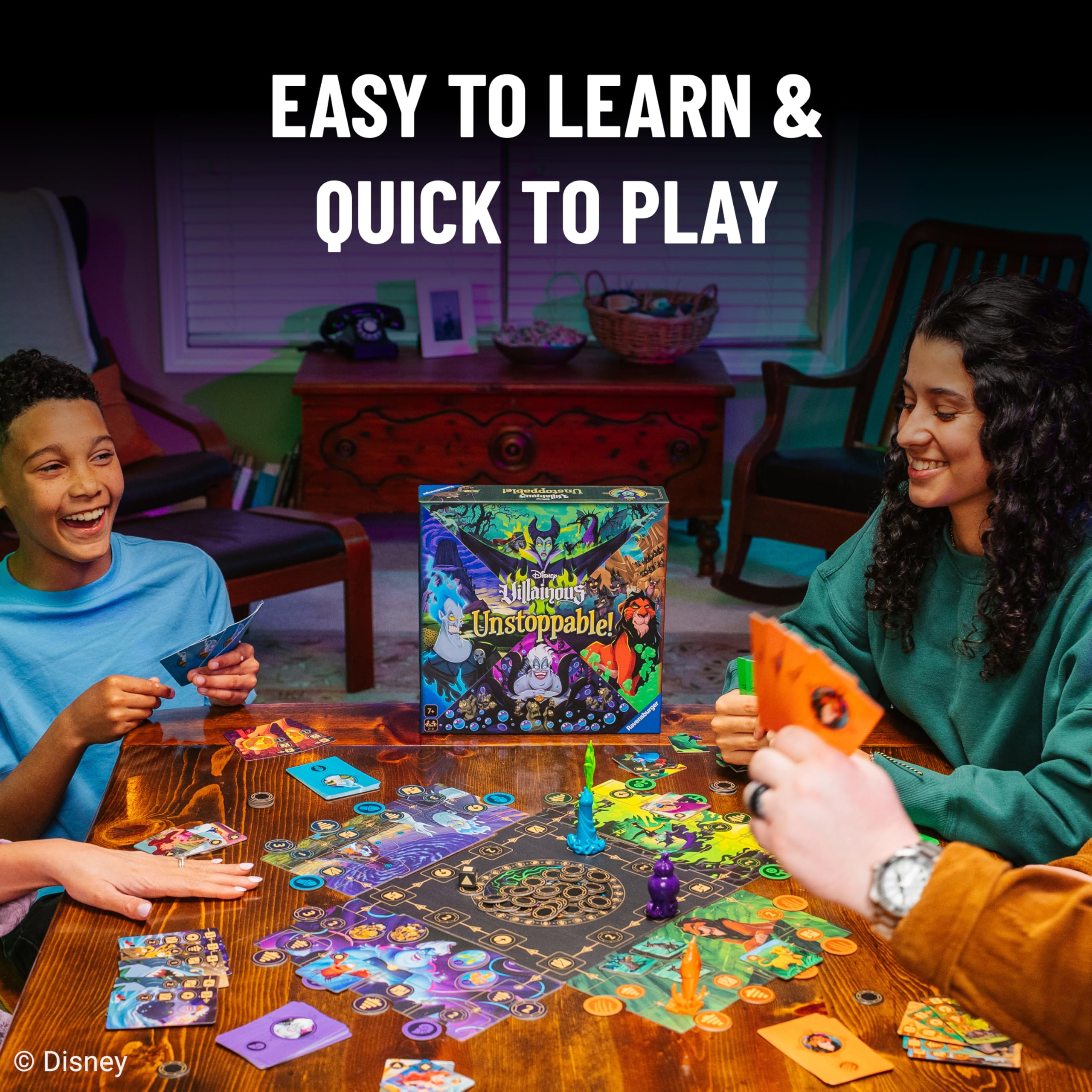 Ravensburger Disney Villainous Unstoppable Strategy Board Game 9