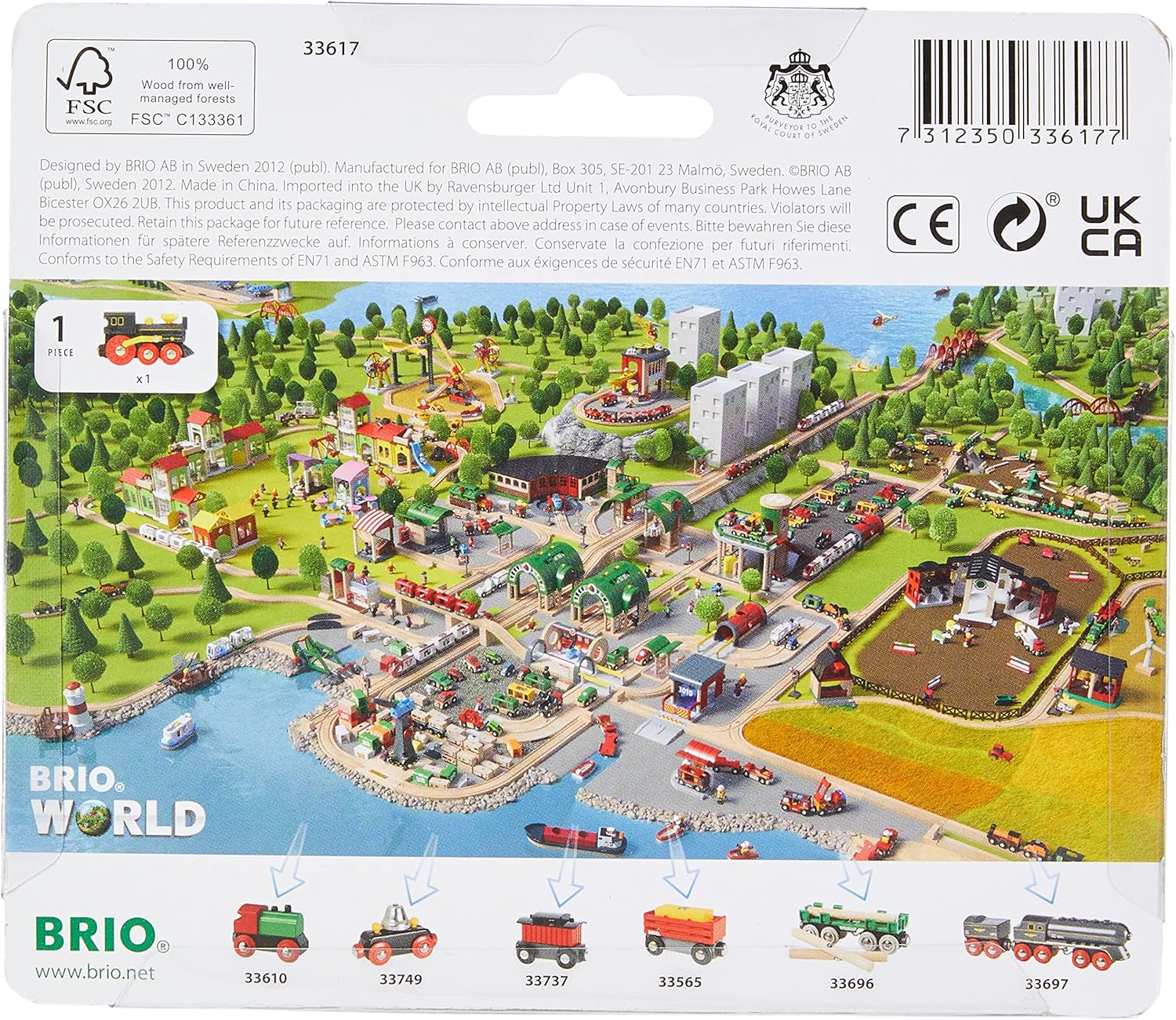 BRIO Steam Engine Wooden Train Set Accessory 7
