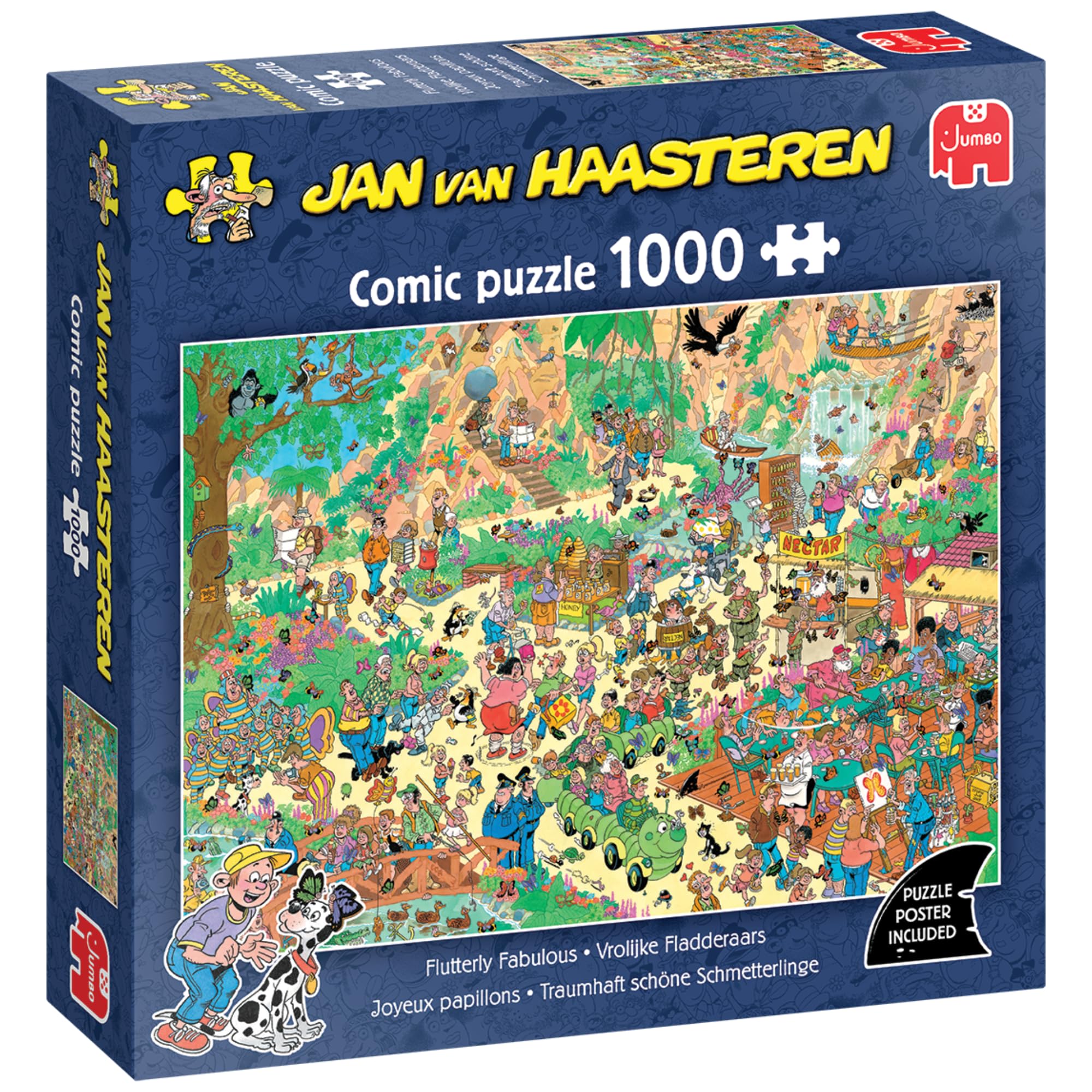 Jan van Haasteren Flutterly Fabulous - 1000 Piece Adult Puzzle