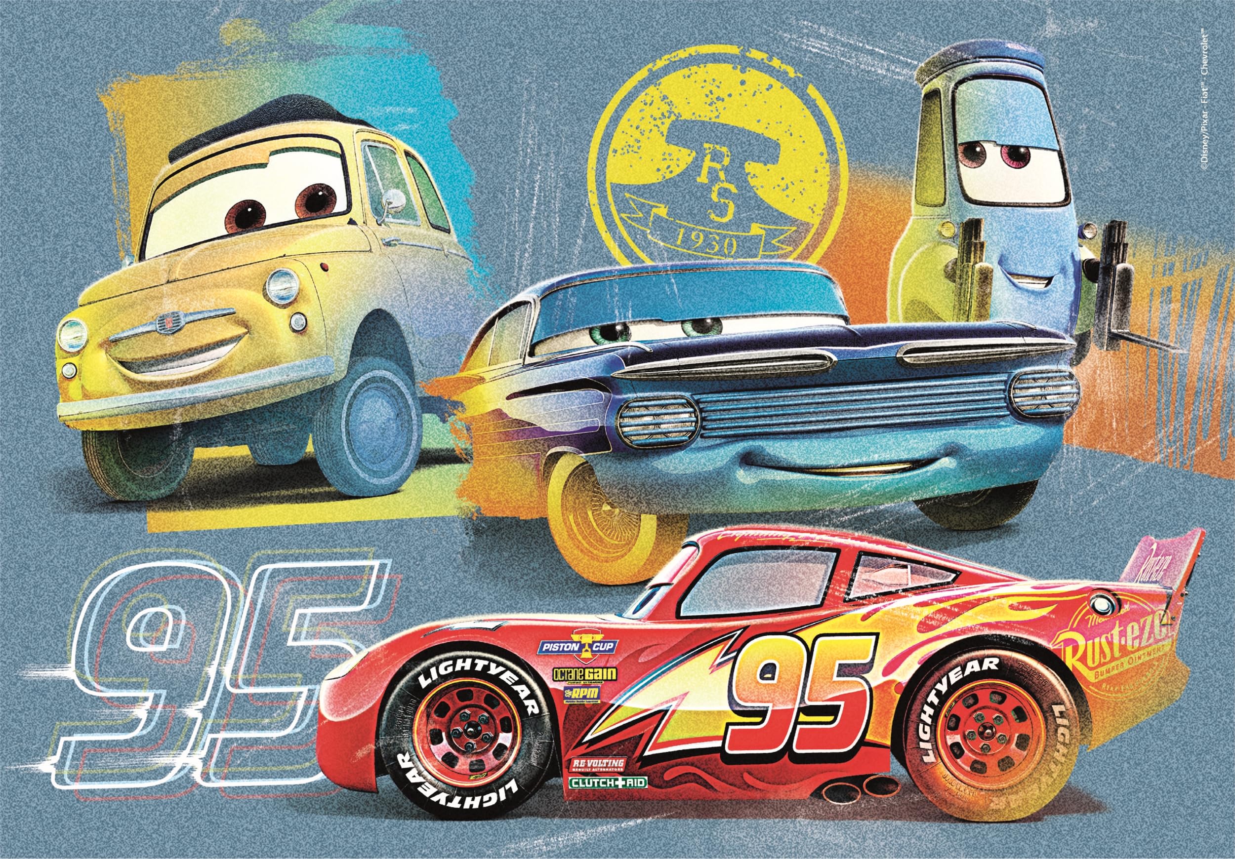 Clementoni Disney Cars 2 x 20-Piece Jigsaw Puzzle Set - Educational Kids Puzzle 3-5 Years 4