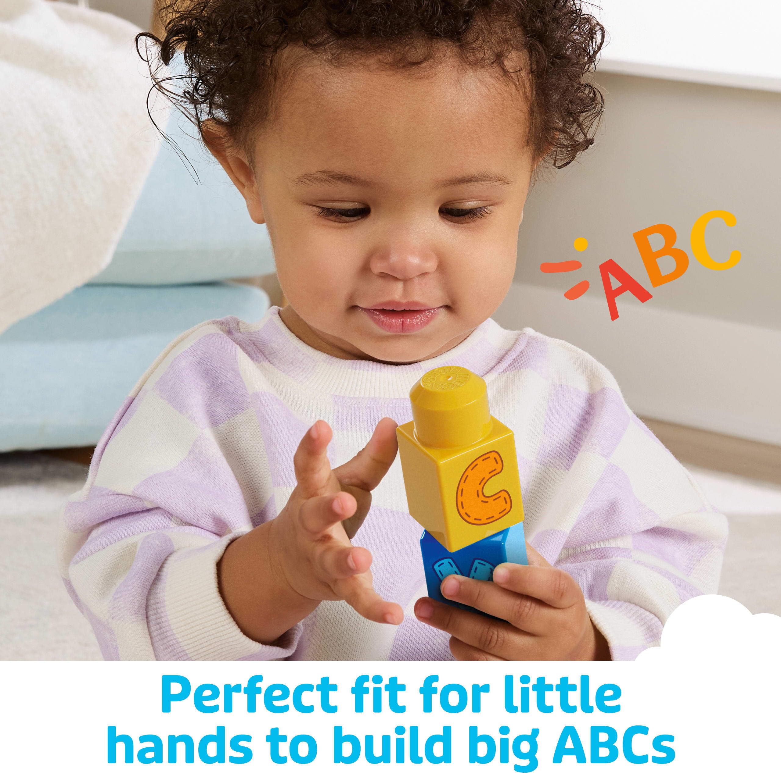 Mega Bloks Building Basics ABC-Lernzug ​​– Pädagogisches Bauset für Kleinkinder ab 1 Jahr 10